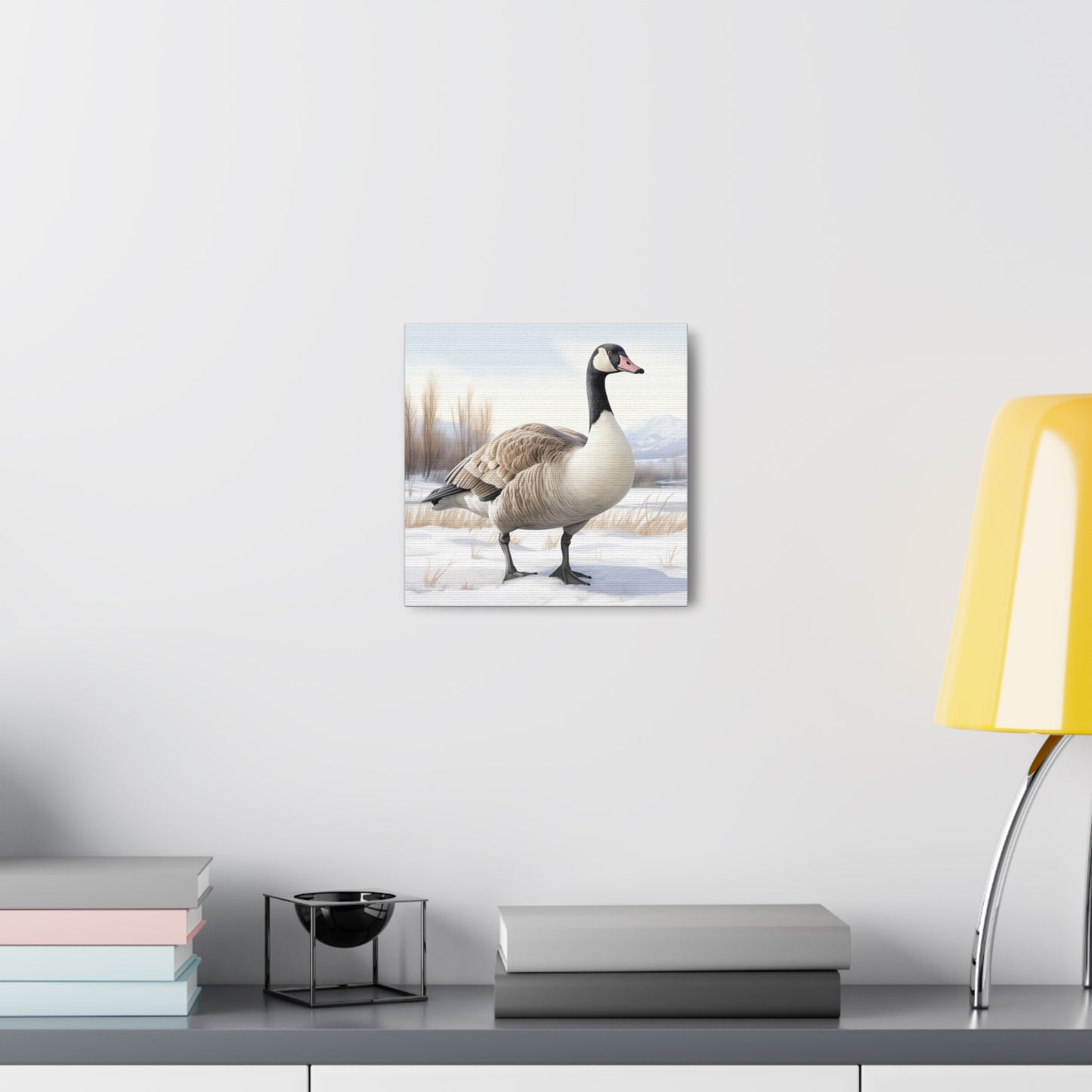 Goose Art - Winter Print - Canvas Gallery Wraps