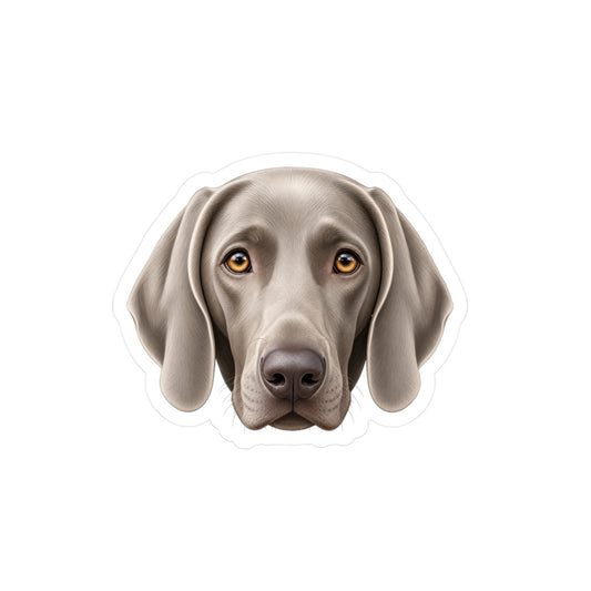 Weimaraner Sticker | Waterproof Vinyl Decal | Dog Lover Gift