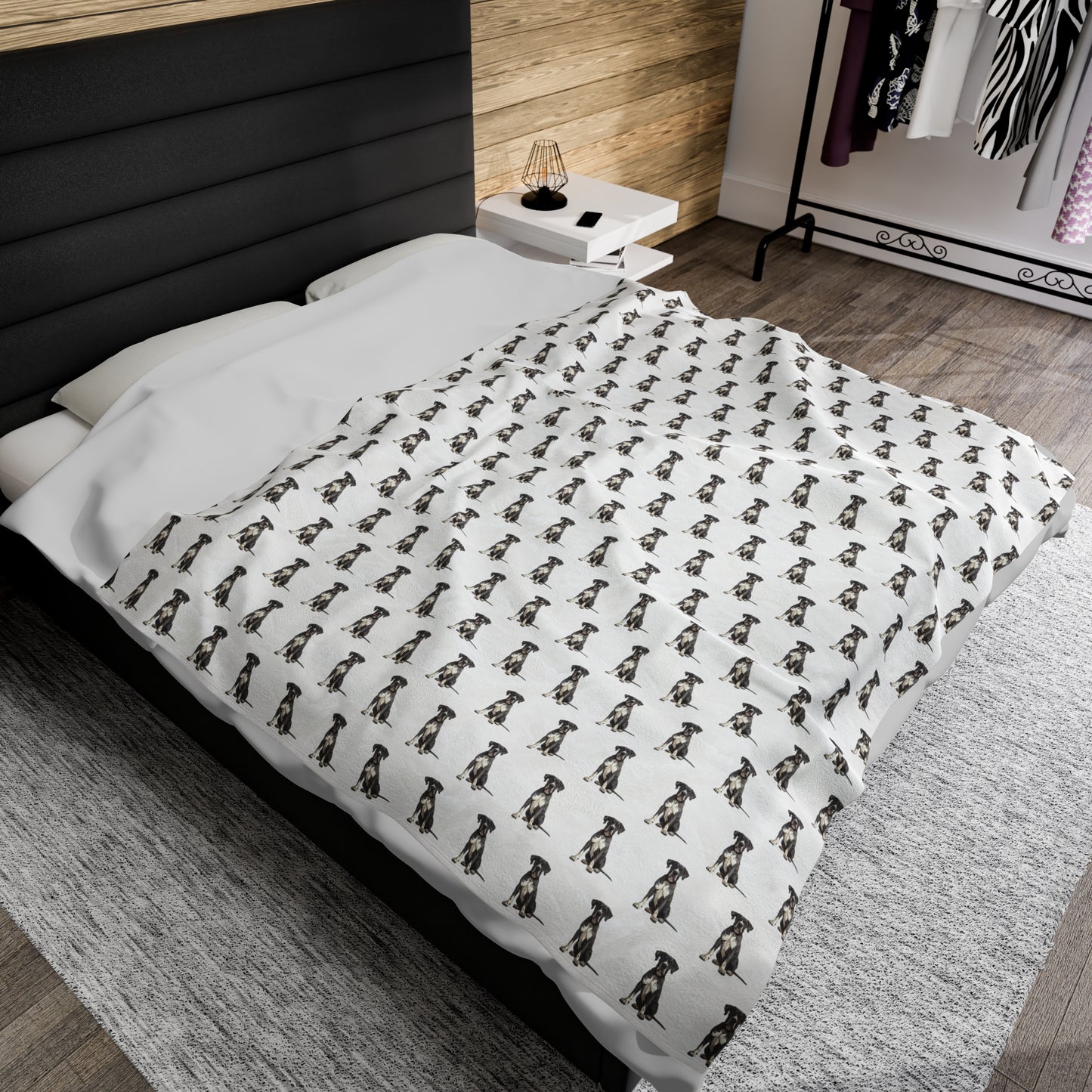 Great Dane Velveteen Plush Blanket