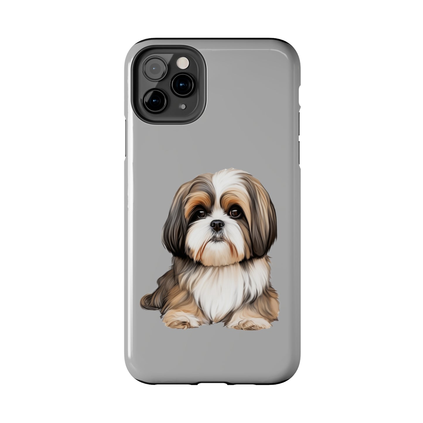Light Grey Shih Tzu Tough Phone Case
