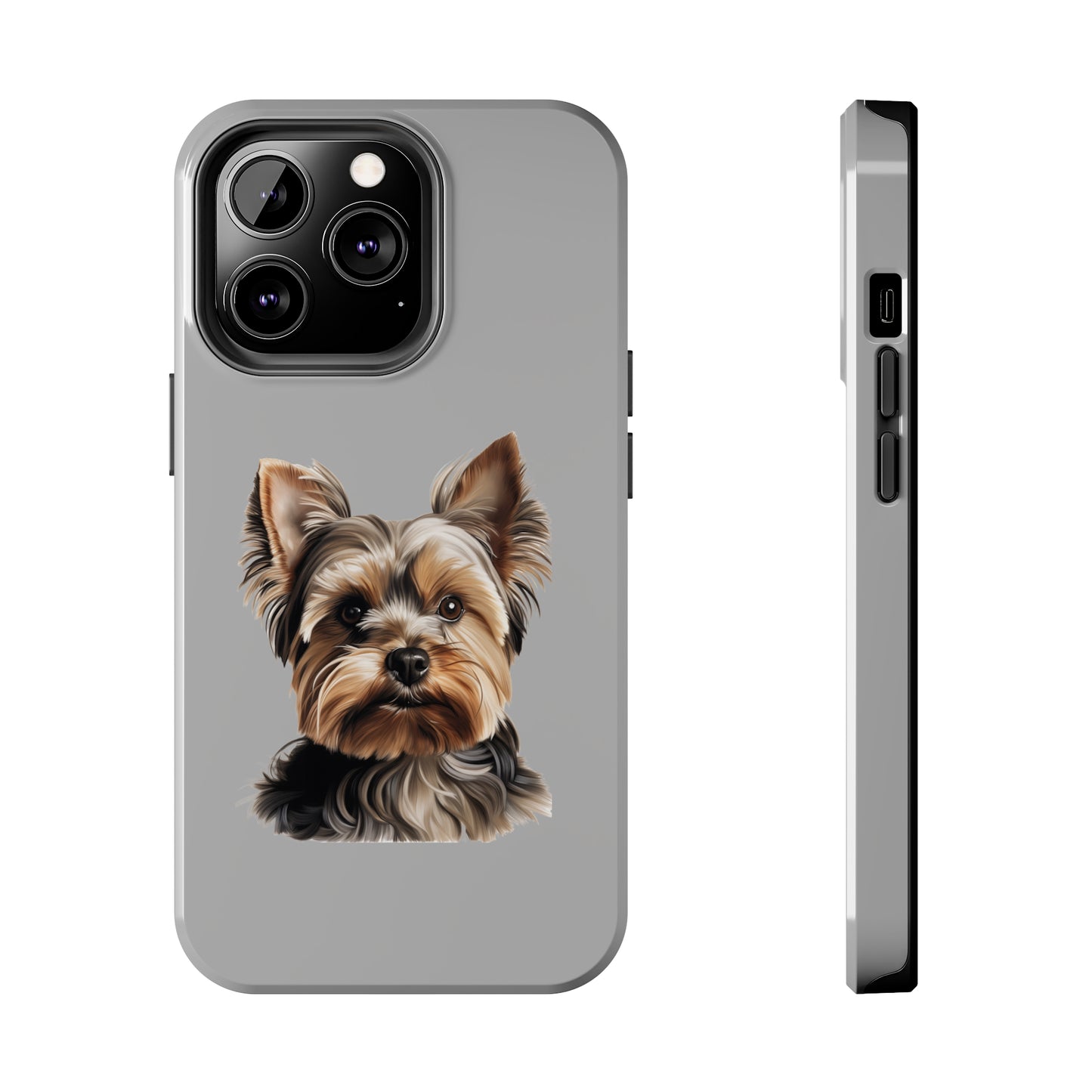 Yorkshire Terrier Tough Phone Case (Light Grey)
