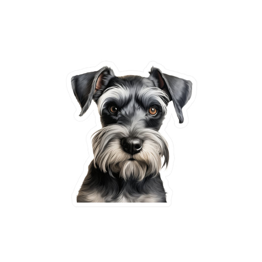 Schnauzer Sticker - Kiss-Cut Dog Vinyl Decals