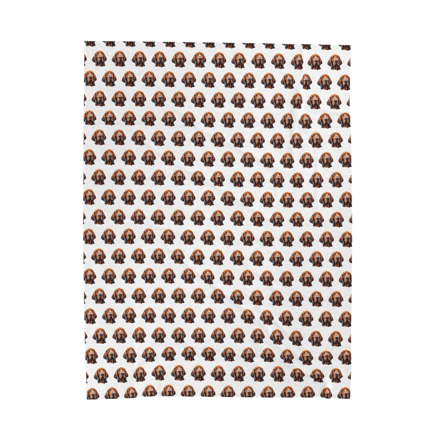 Bloodhound Velveteen Plush Blanket
