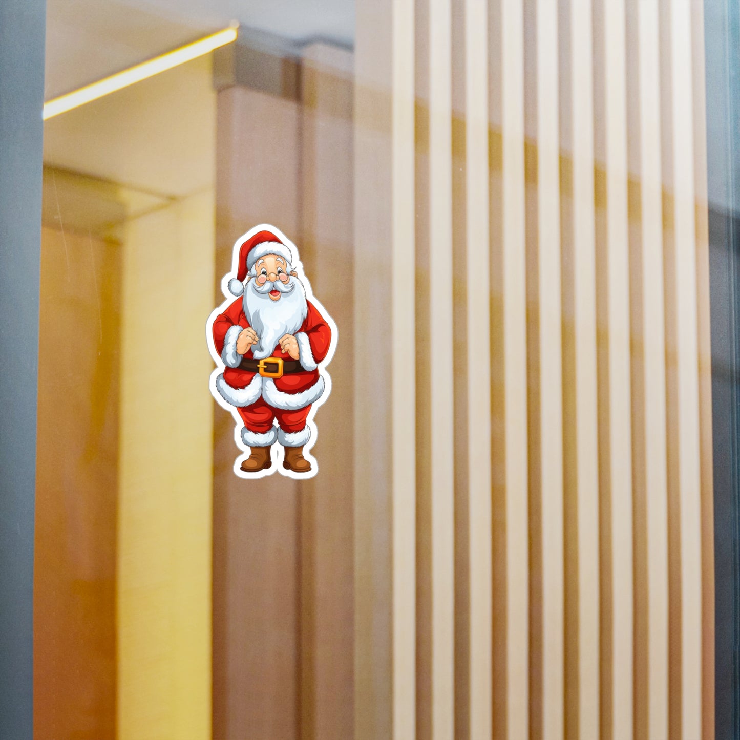 Santa Sticker - Kiss-Cut Vinyl Decals