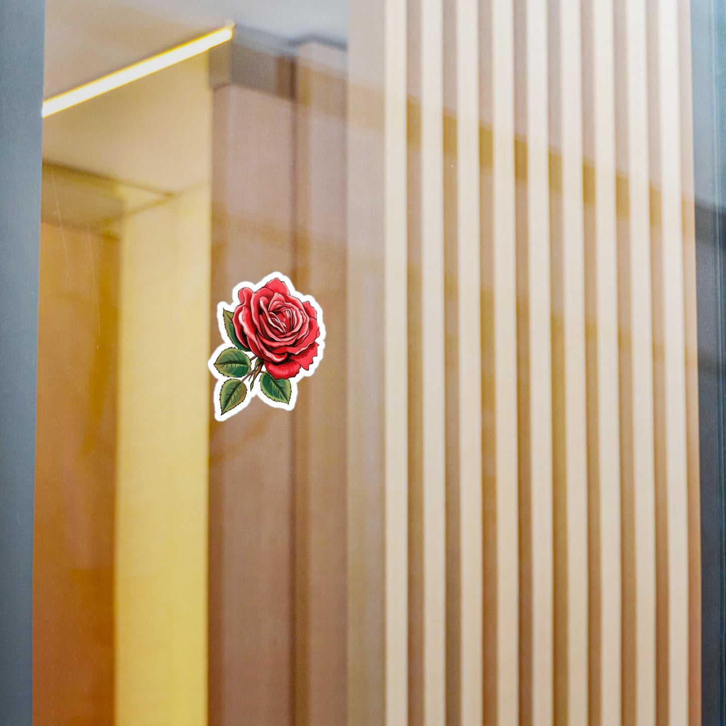 Rose Sticker - Kiss-Cut Vinyl Decals