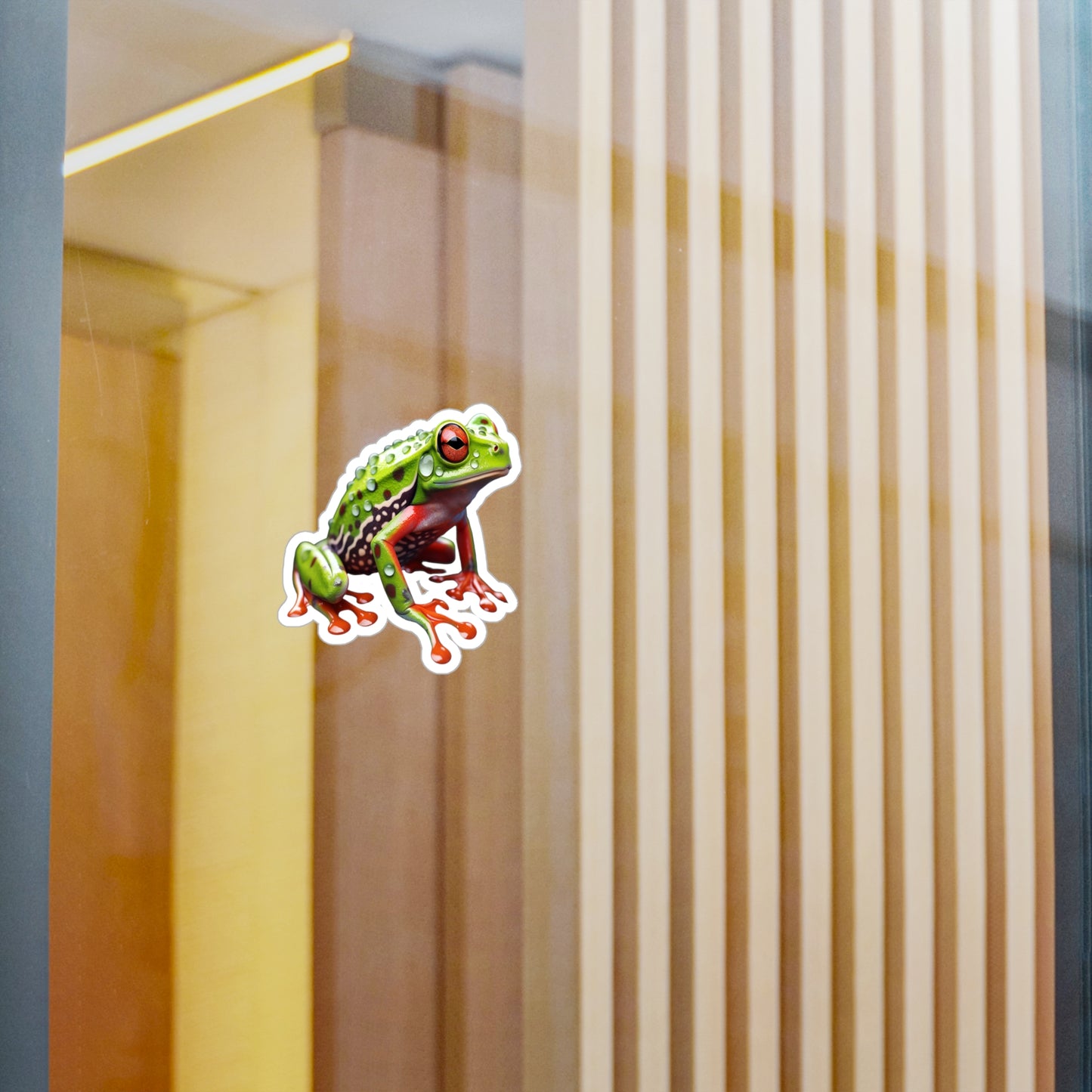 Frog Sticker | Frog Vinyl Decal | Car Decal | Laptop Sticker | Window Decal