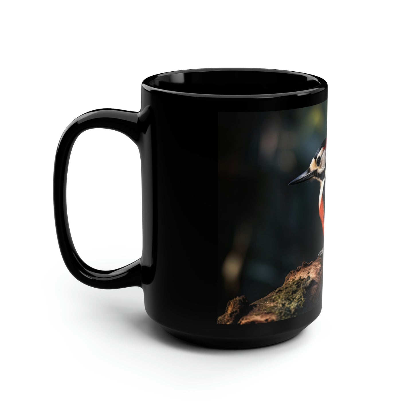 Woodpecker Mug - 15 oz Ceramic Mug