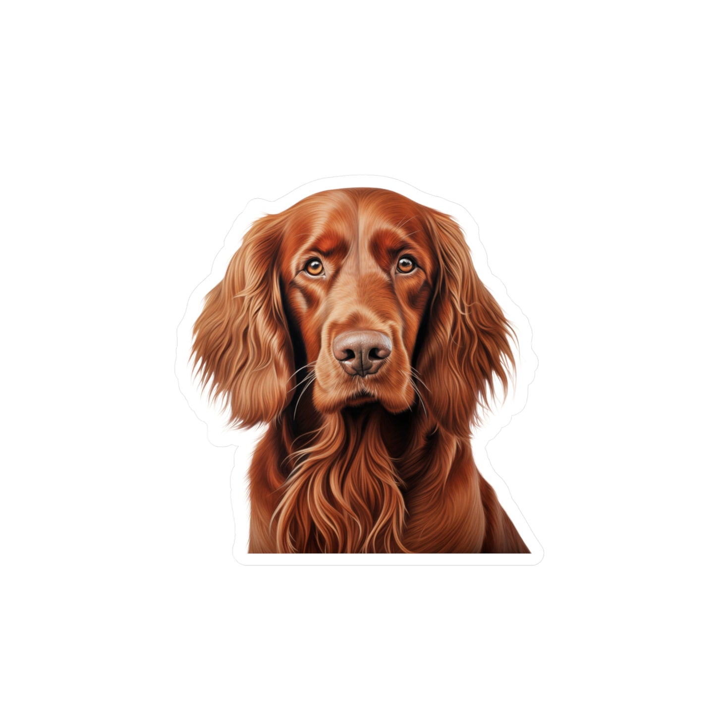 Irish Setter Sticker - Kiss-Cut Vinyl Dog Decals