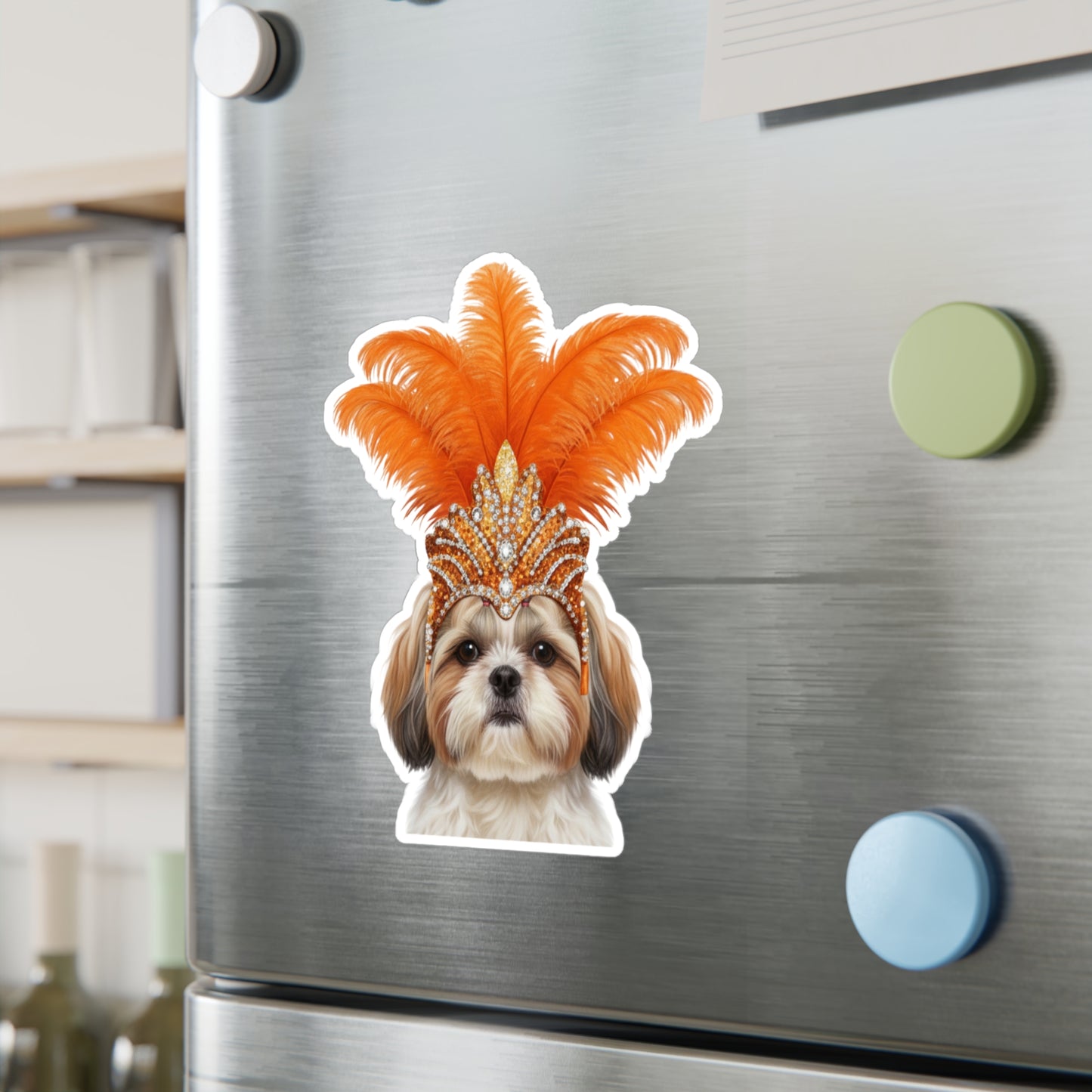 Showgirl Shih Tzu Sticker - Waterproof Dog Decal
