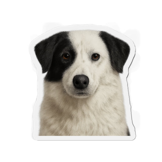 Aidi Die-Cut Magnet, Fridge Magnet, Cute Dog Magnet, Animal Lover Gift, Pet Owner Decor, Kitchen Decor