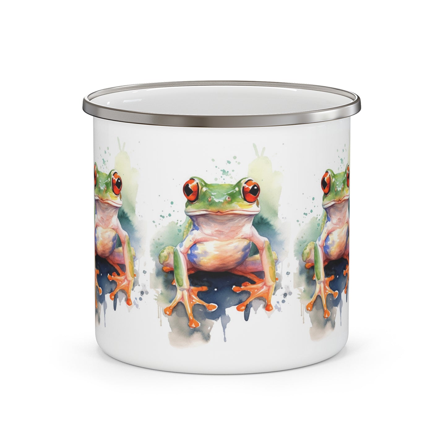 Frog Enamel Camping Mug
