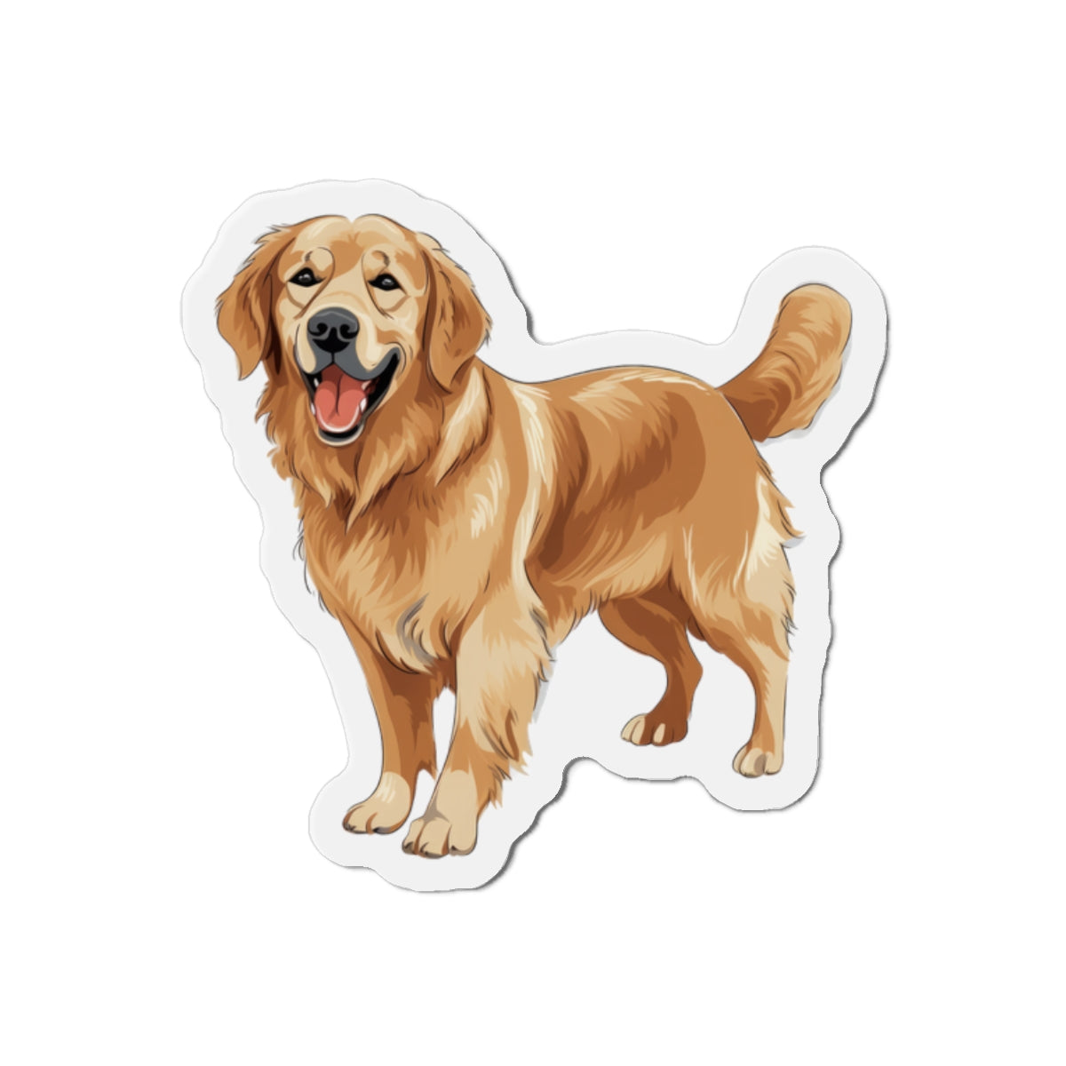 Golden Retriever Magnet - Die Cut Dog Magnet