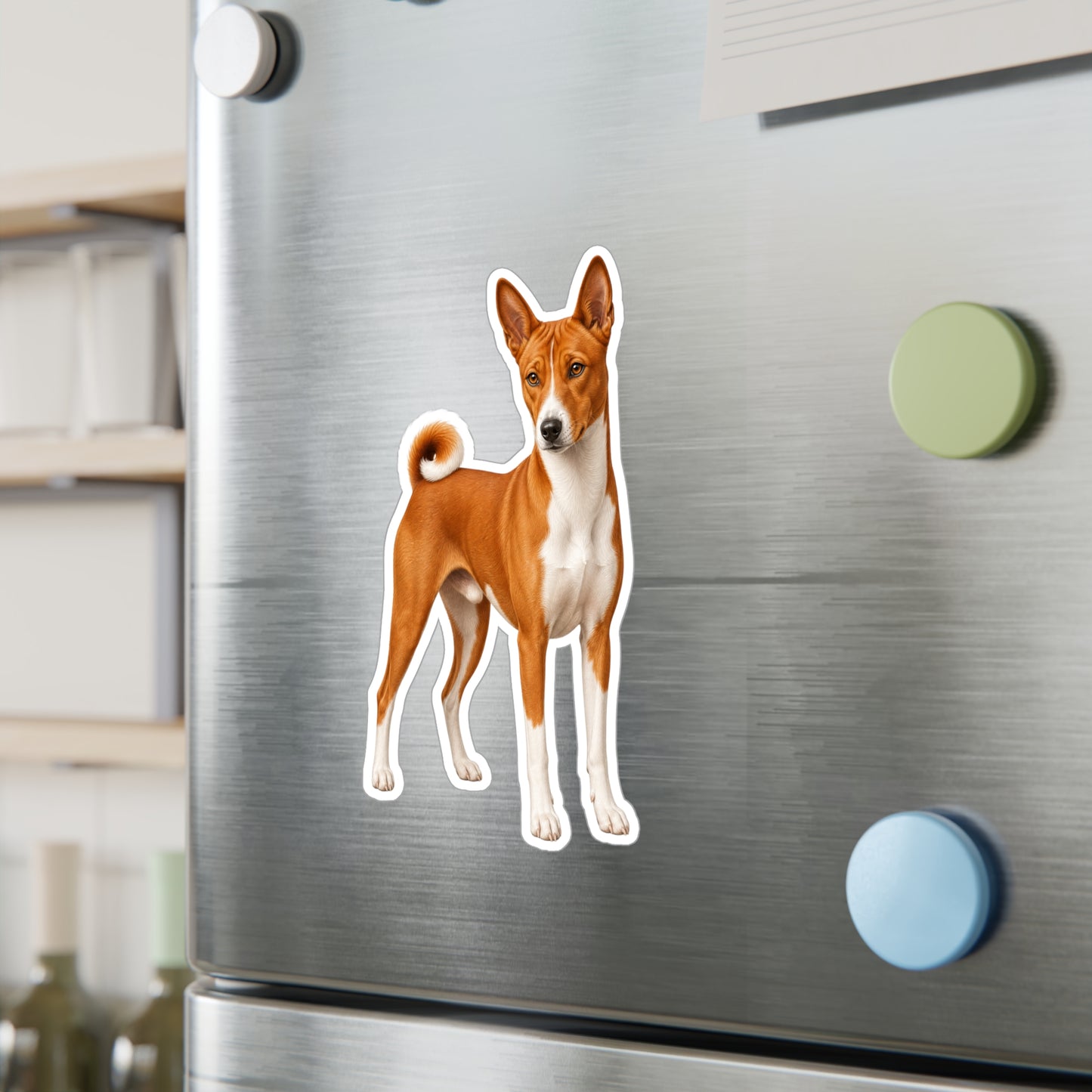 Basenji Sticker | Waterproof Vinyl Decal | Dog Lover Gift