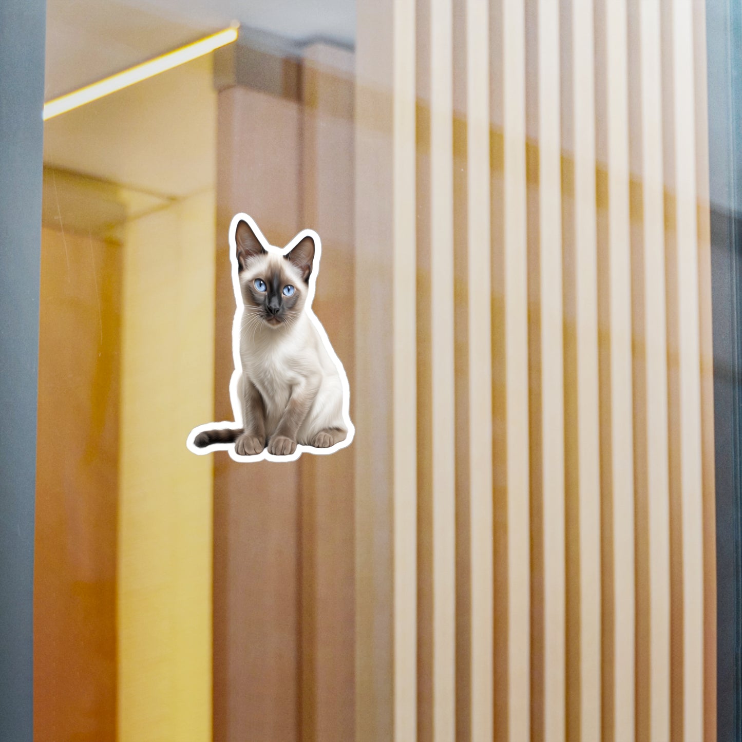 Siamese Cat Sticker | Pet Vinyl Decal | Animal Car Decal | Laptop Sticker | Window Decal
