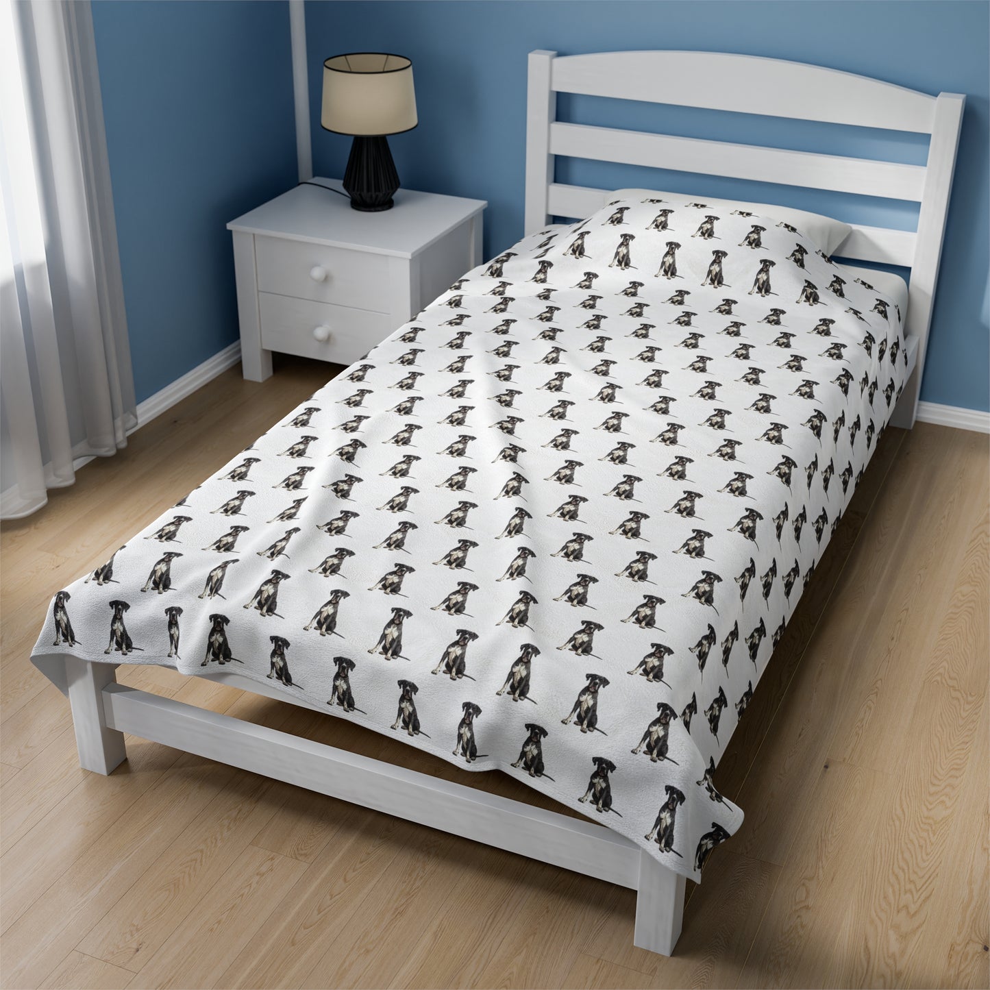 Great Dane Velveteen Plush Blanket