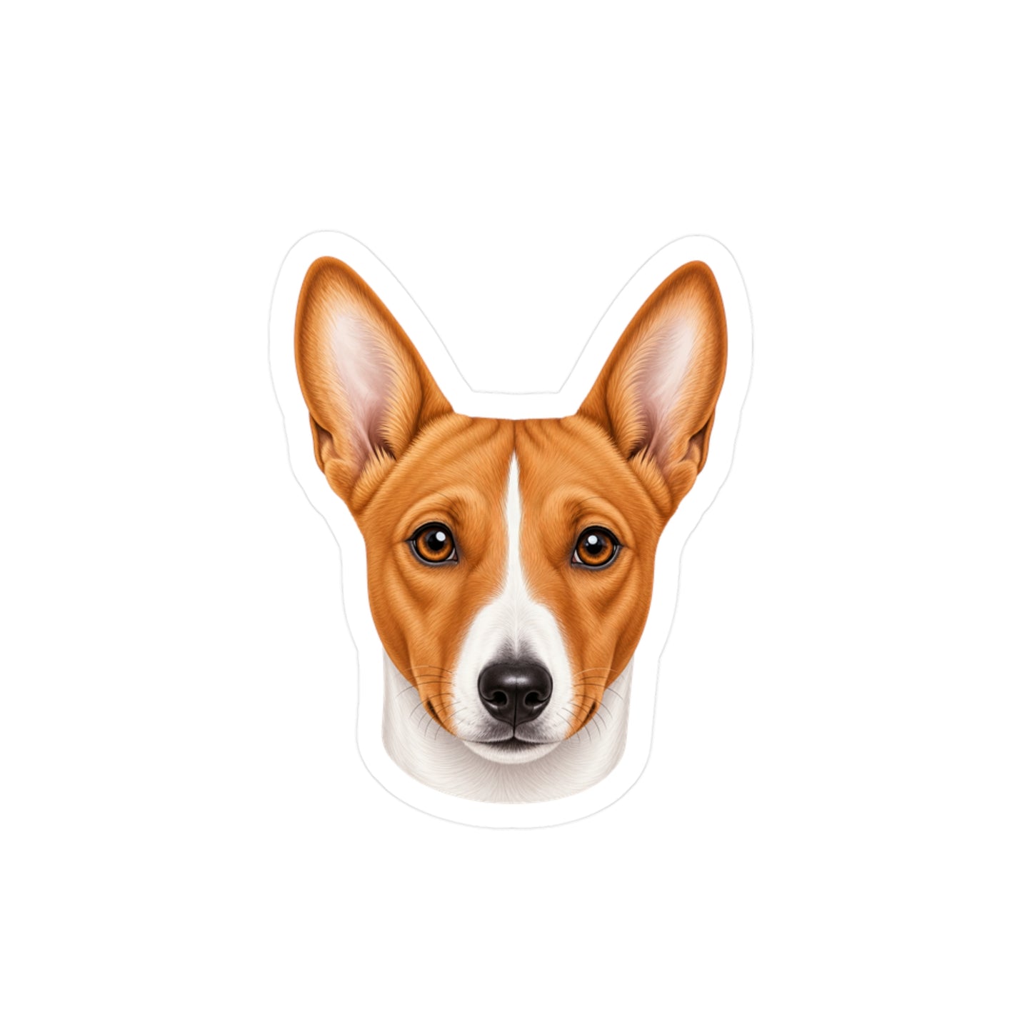 Basenji Sticker | Waterproof Vinyl Decal | Dog Lover Gift