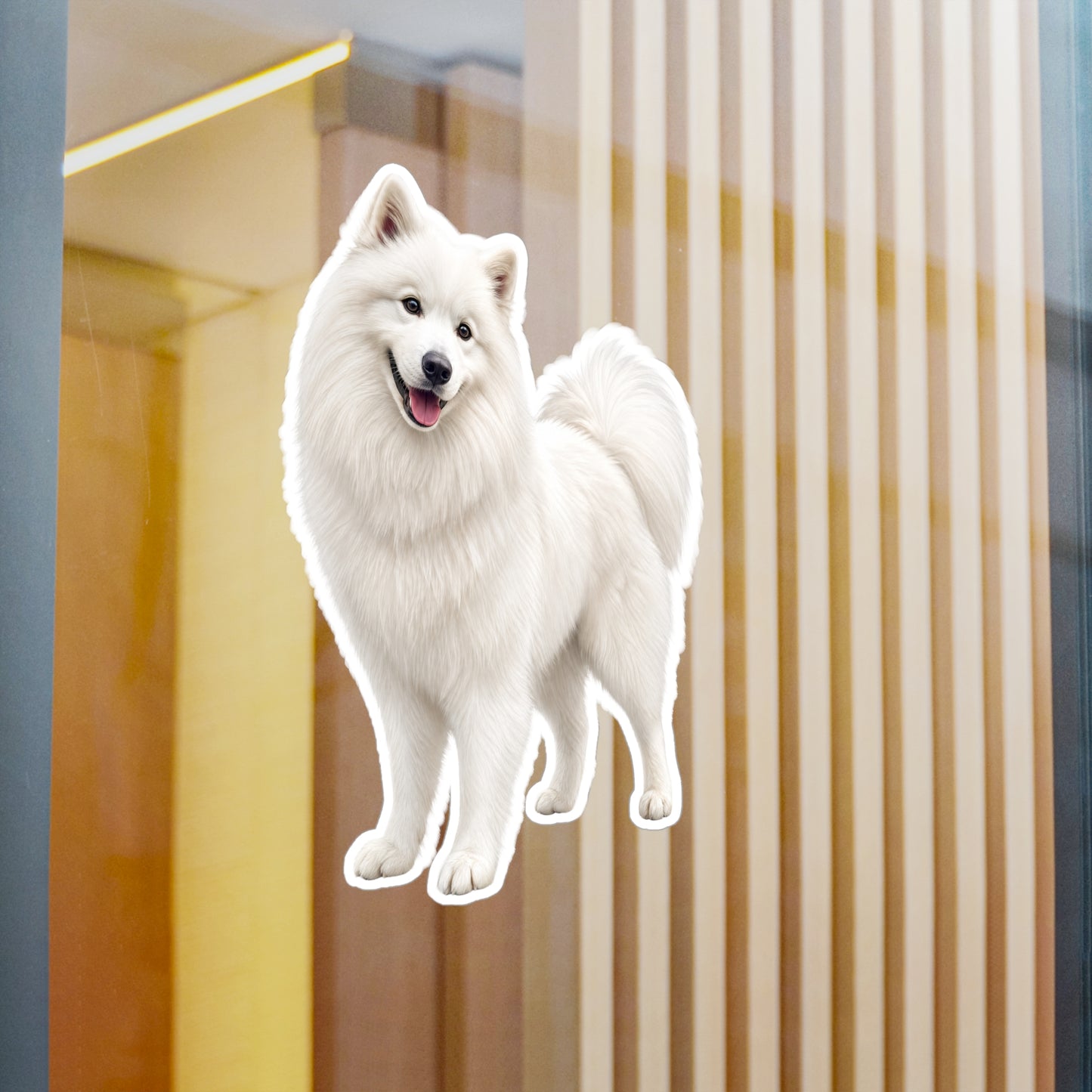 Samoyed Sticker | Waterproof Vinyl Decal | Dog Lover Gift