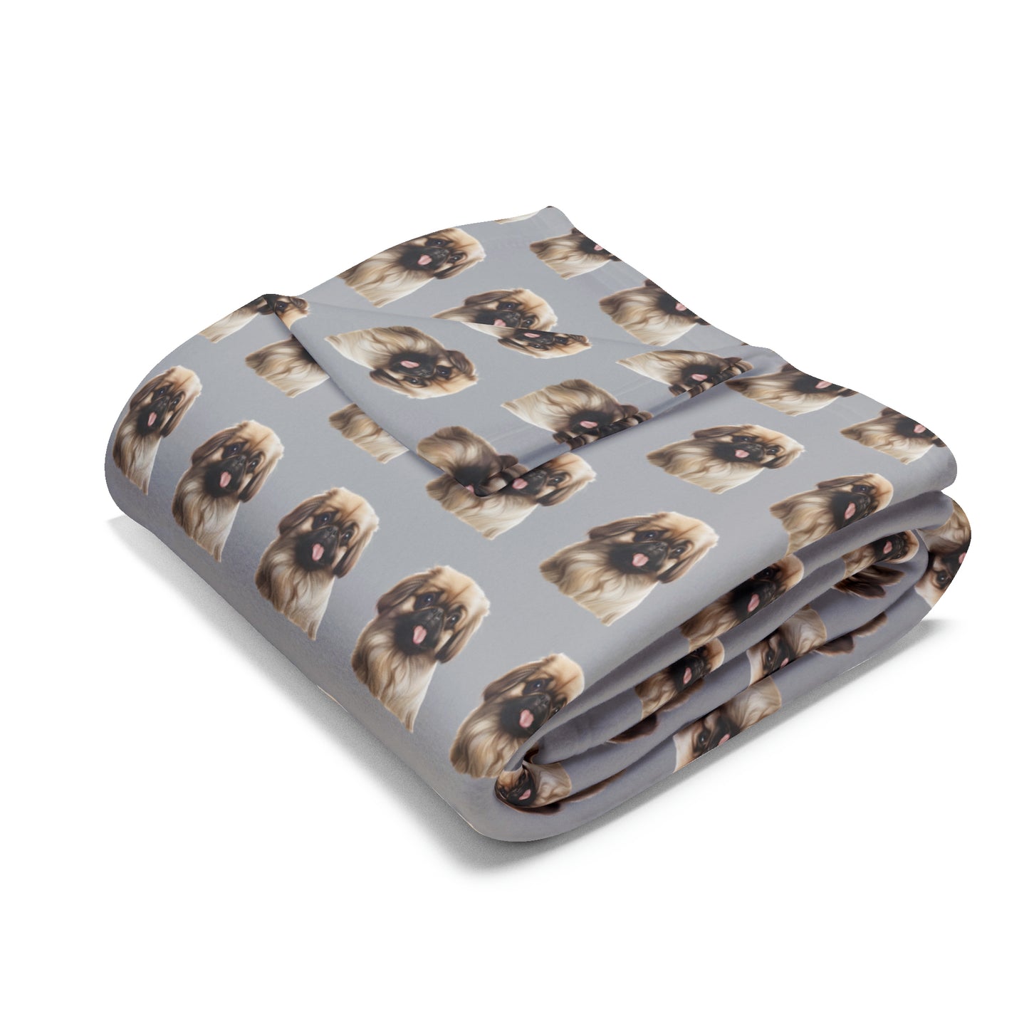 Pekingese Arctic Fleece Blanket