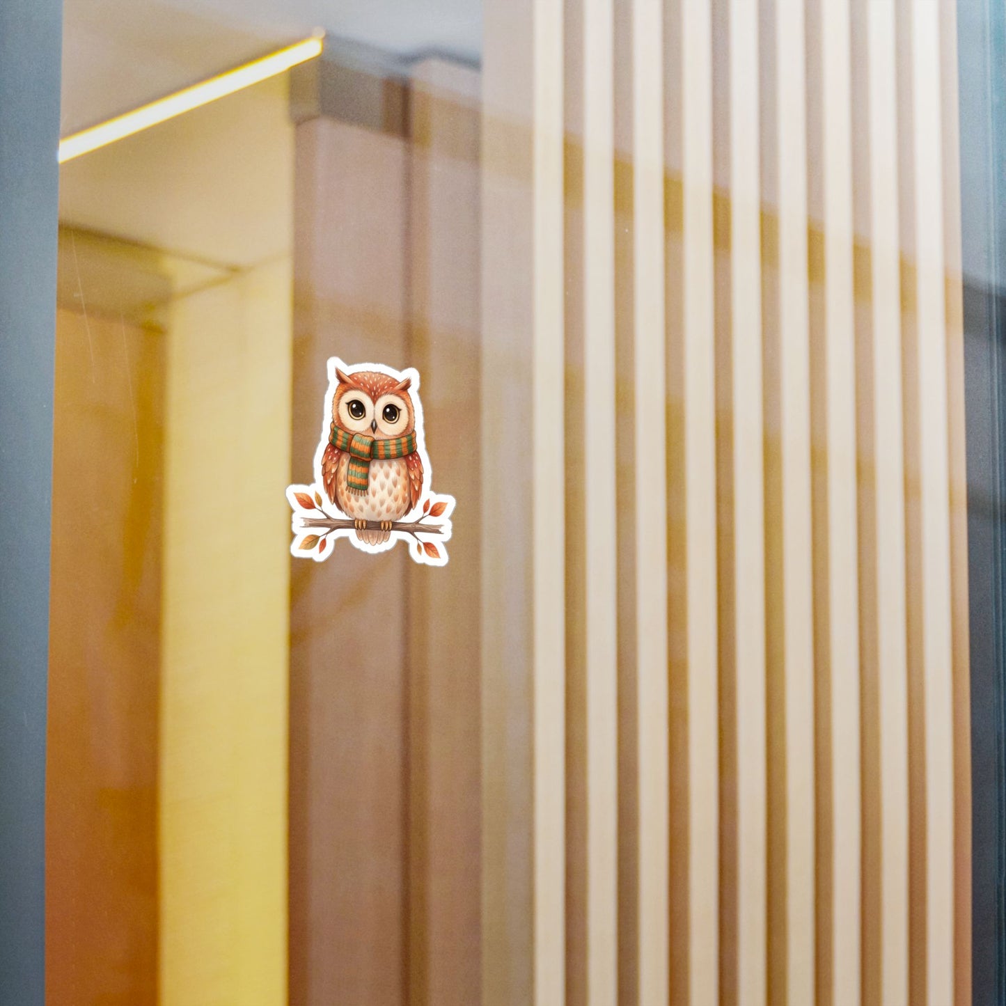 Autumn Owl - Waterproof Bird Decal