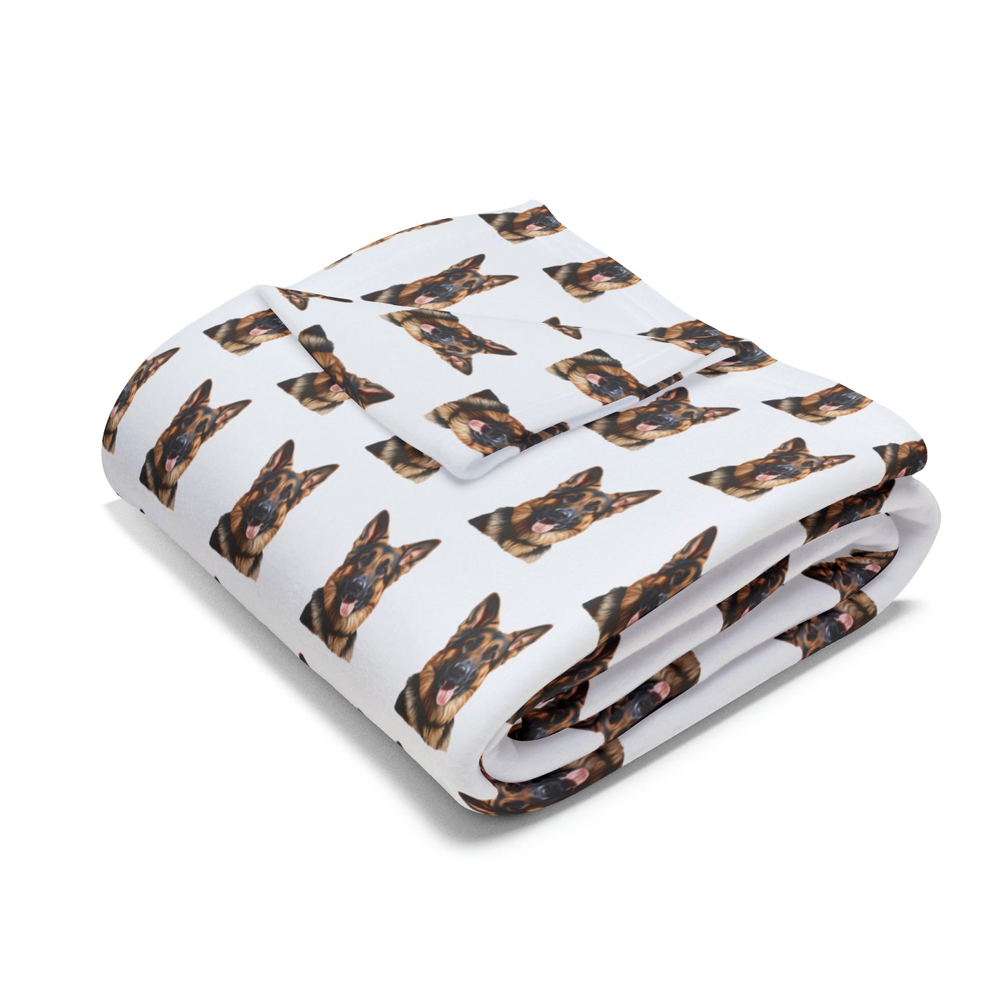 German Shepherd Arctic Fleece Blanket