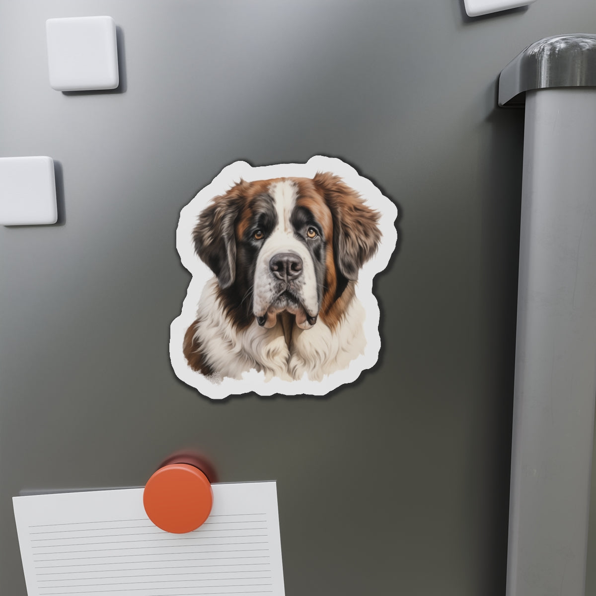 St Bernard Magnet - Die-Cut