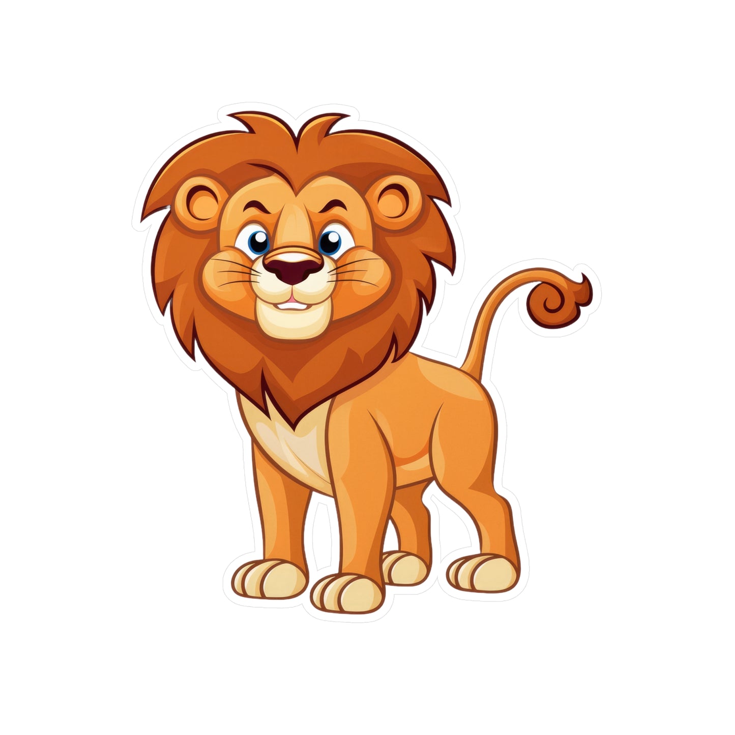 Lion Sticker - Waterproof Vinyl Wildlife Decal