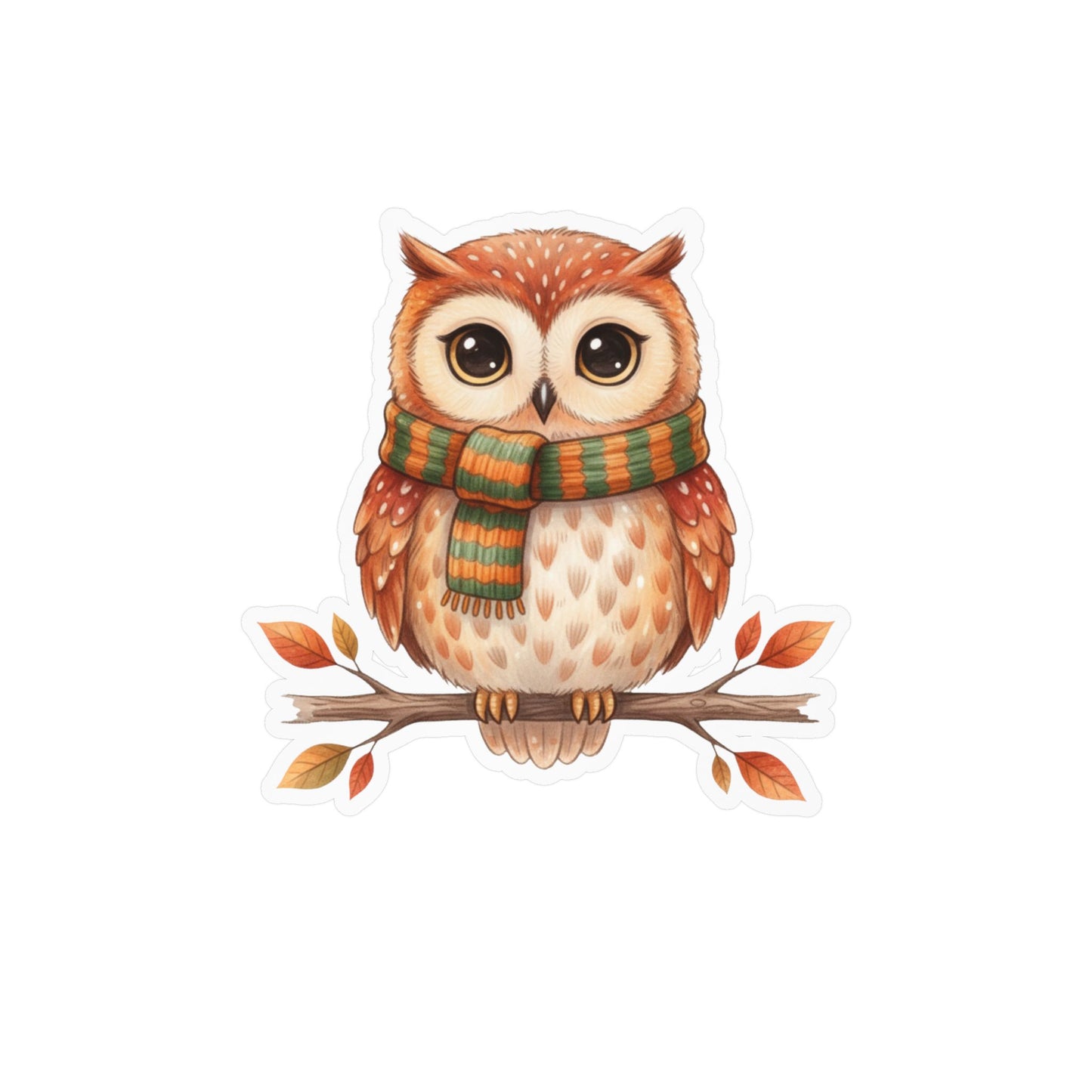Autumn Owl - Waterproof Bird Decal