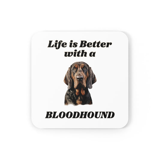 Bloodhound Coaster Set - Corkwood