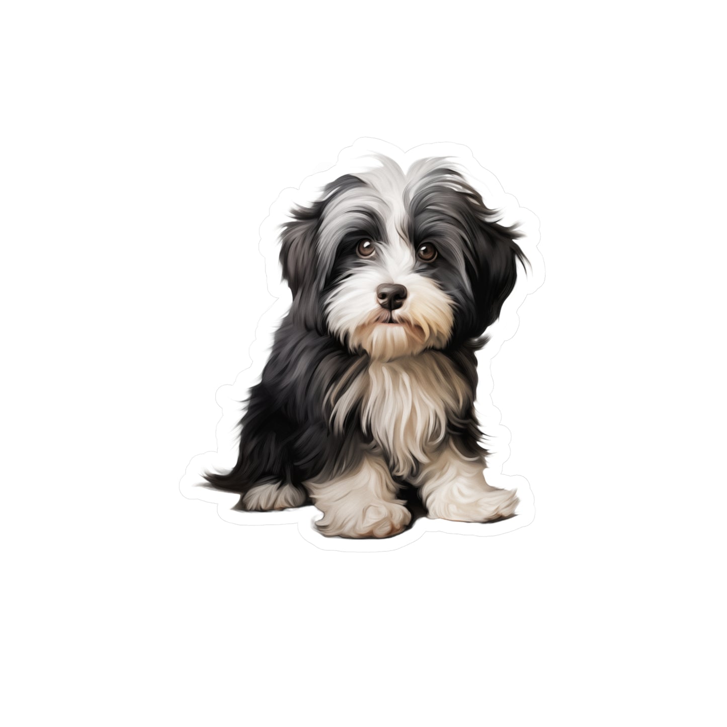 Havanese Sticker - Vinyl Dog Decals