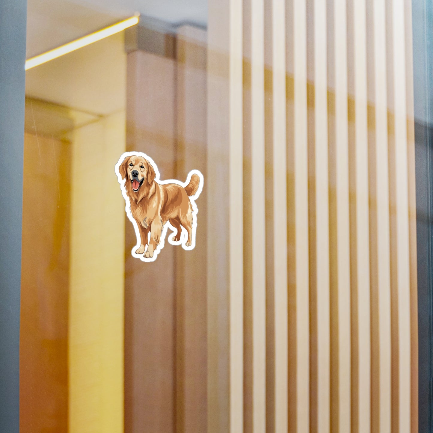 Golden Retriever Sticker - Kiss-Cut Vinyl Decals