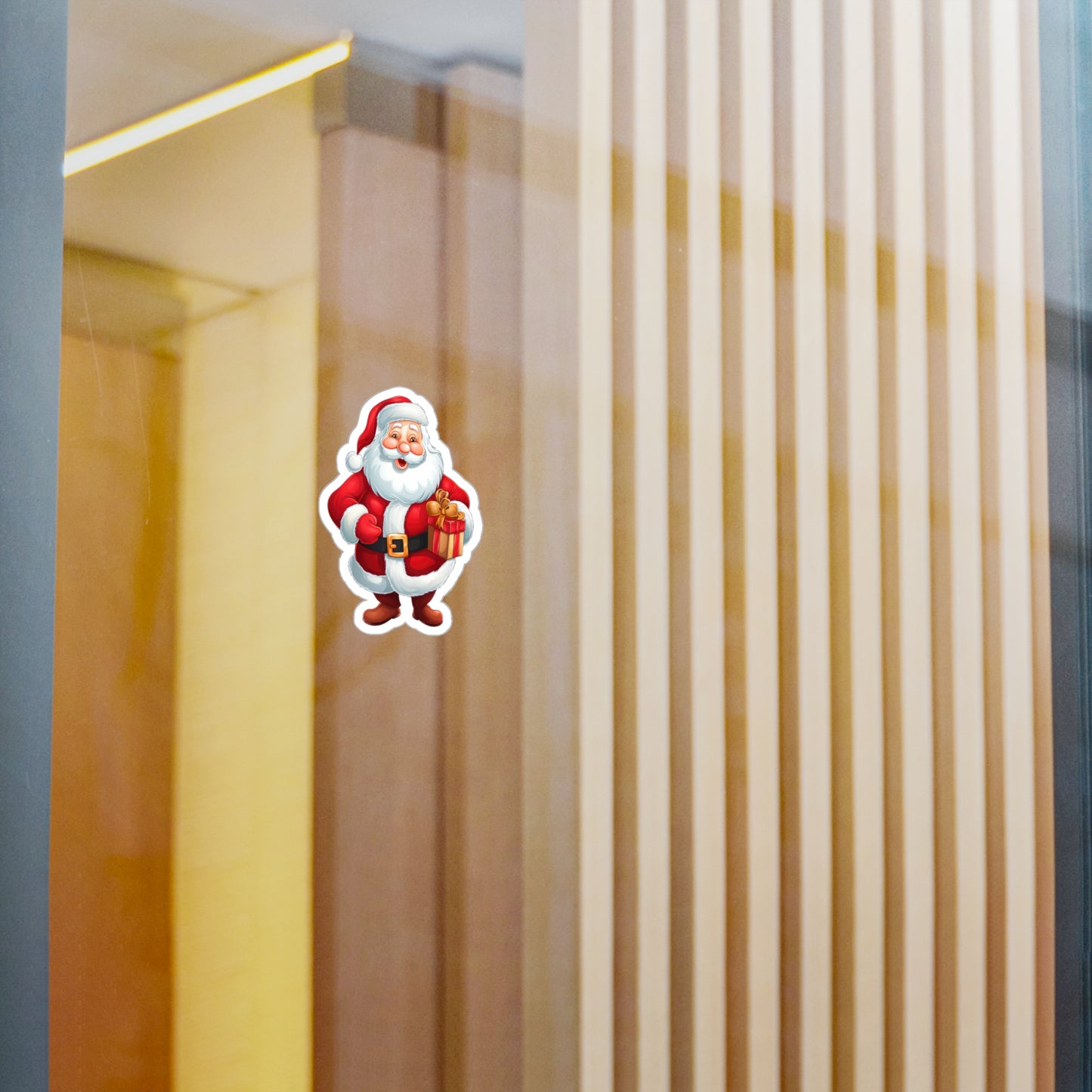Santa Sticker - Kiss-Cut Vinyl Decals