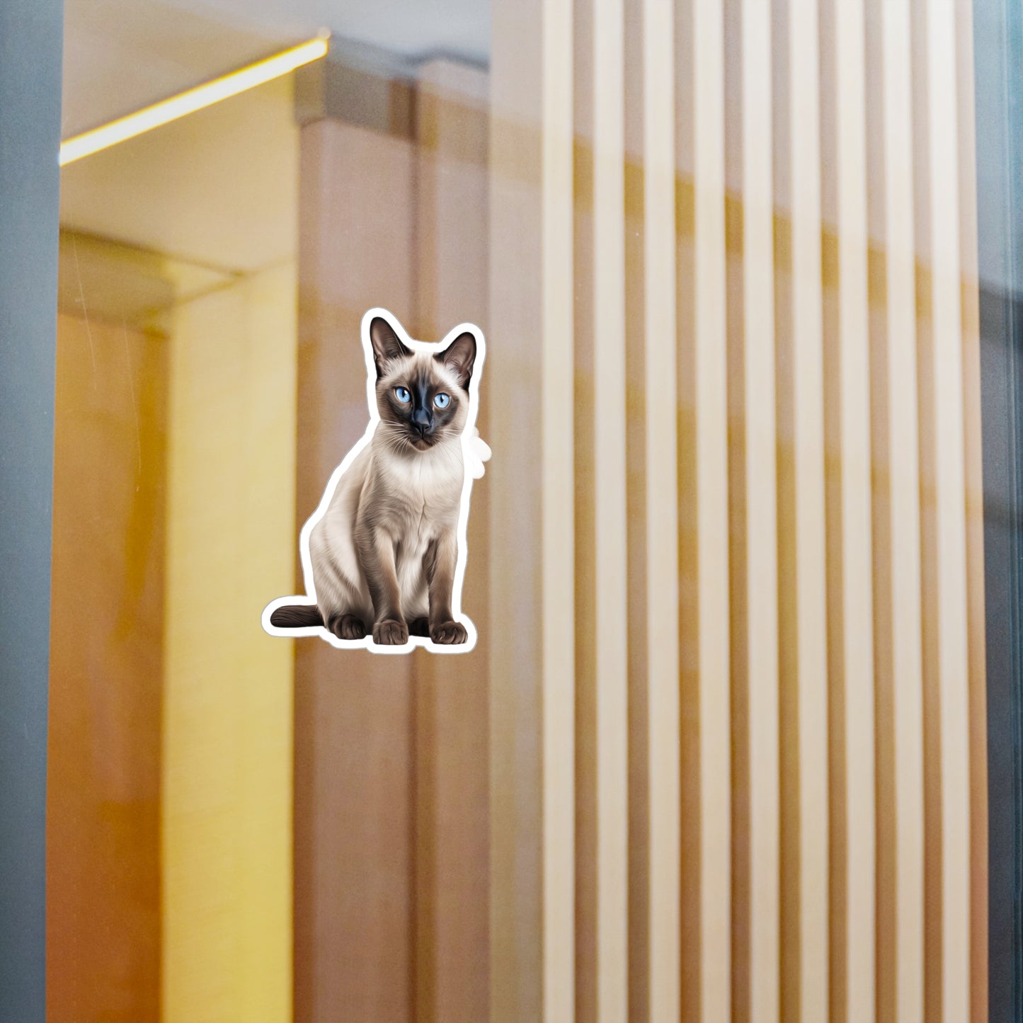 Siamese Cat Sticker | Pet Vinyl Decal | Animal Car Decal | Laptop Sticker | Window Decal