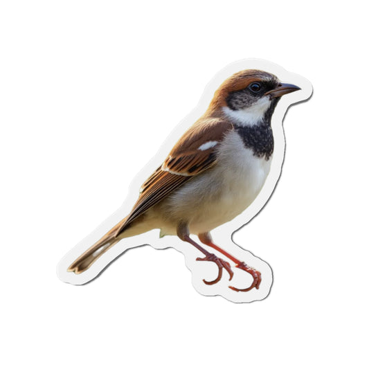 Sparrow Magnet Die-Cut Magnets, Bird Fridge Magnets, Animal Kitchen Decor, Cute Bird Magnets, Refrigerator Decorations