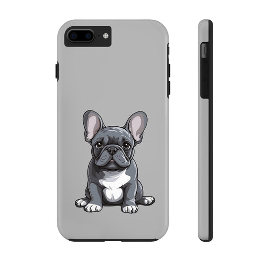 Light Grey French Bulldog Tough Phone Case