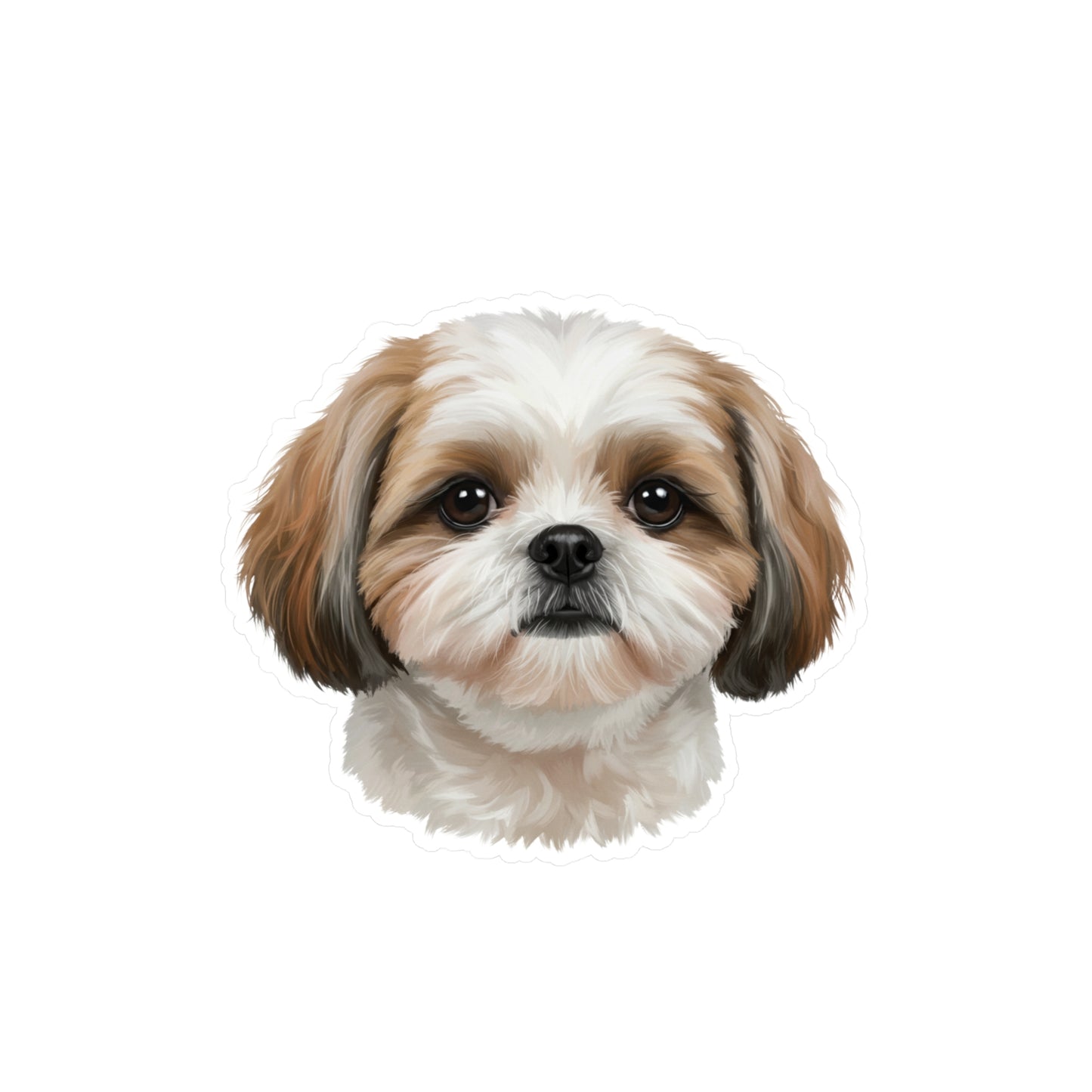Shih Tzu Sticker - Waterproof Dog Decal