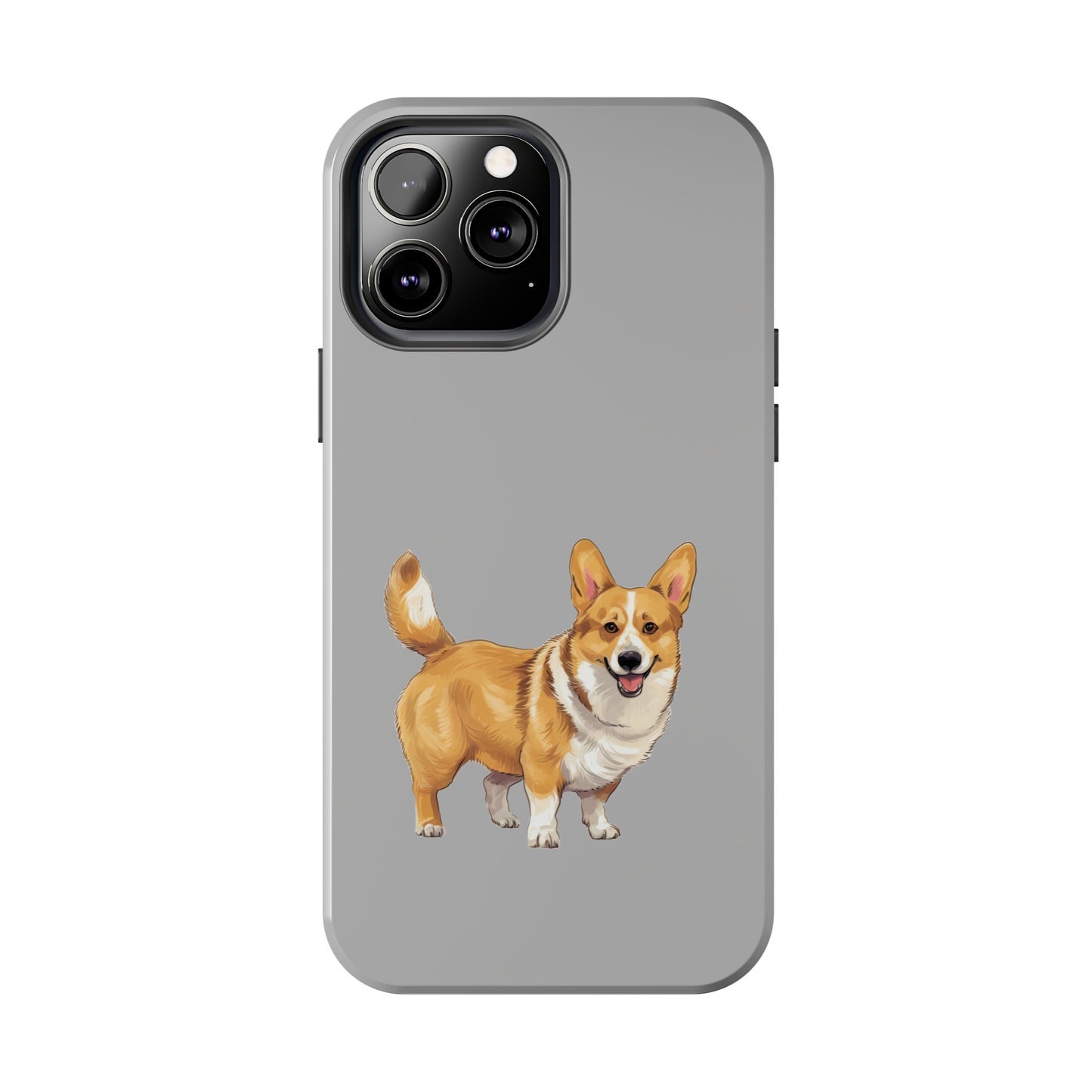 Light Grey Corgi Tough Phone Case