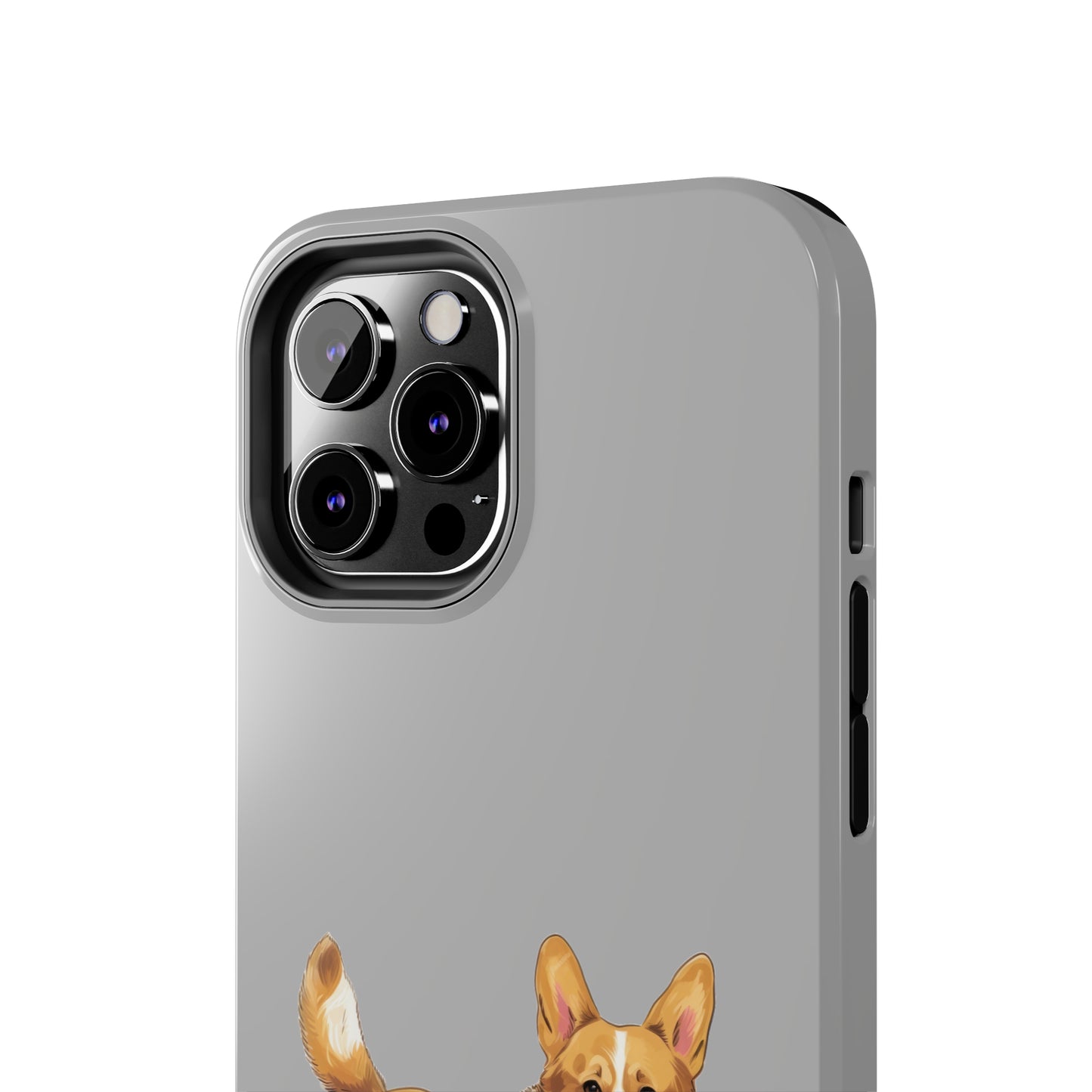 Light Grey Corgi Tough Phone Case