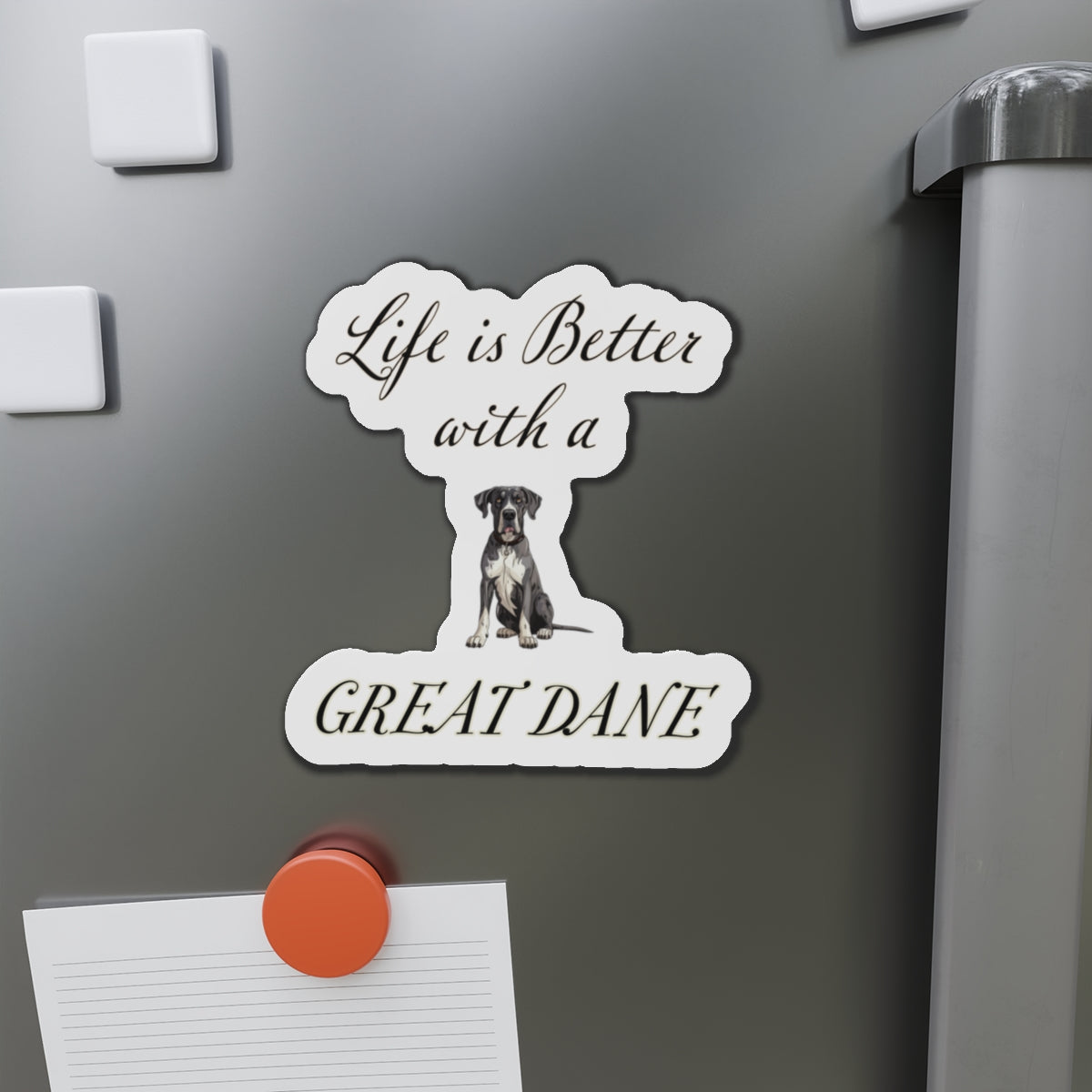 Great Dane Magnet - Die Cut Dog Magnet