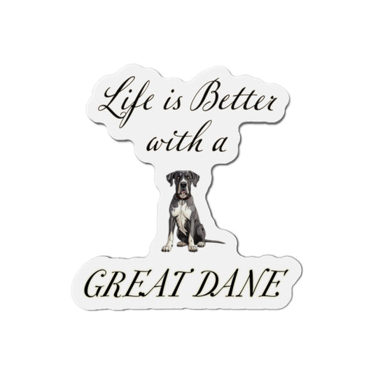 Great Dane Magnet - Die Cut Dog Magnet