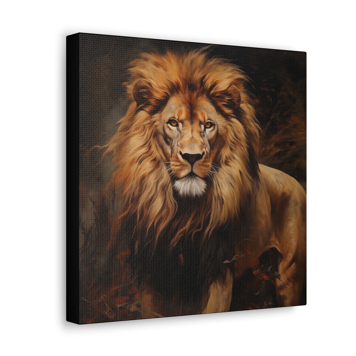 Lion Art - Animal Print - Canvas Gallery Wraps