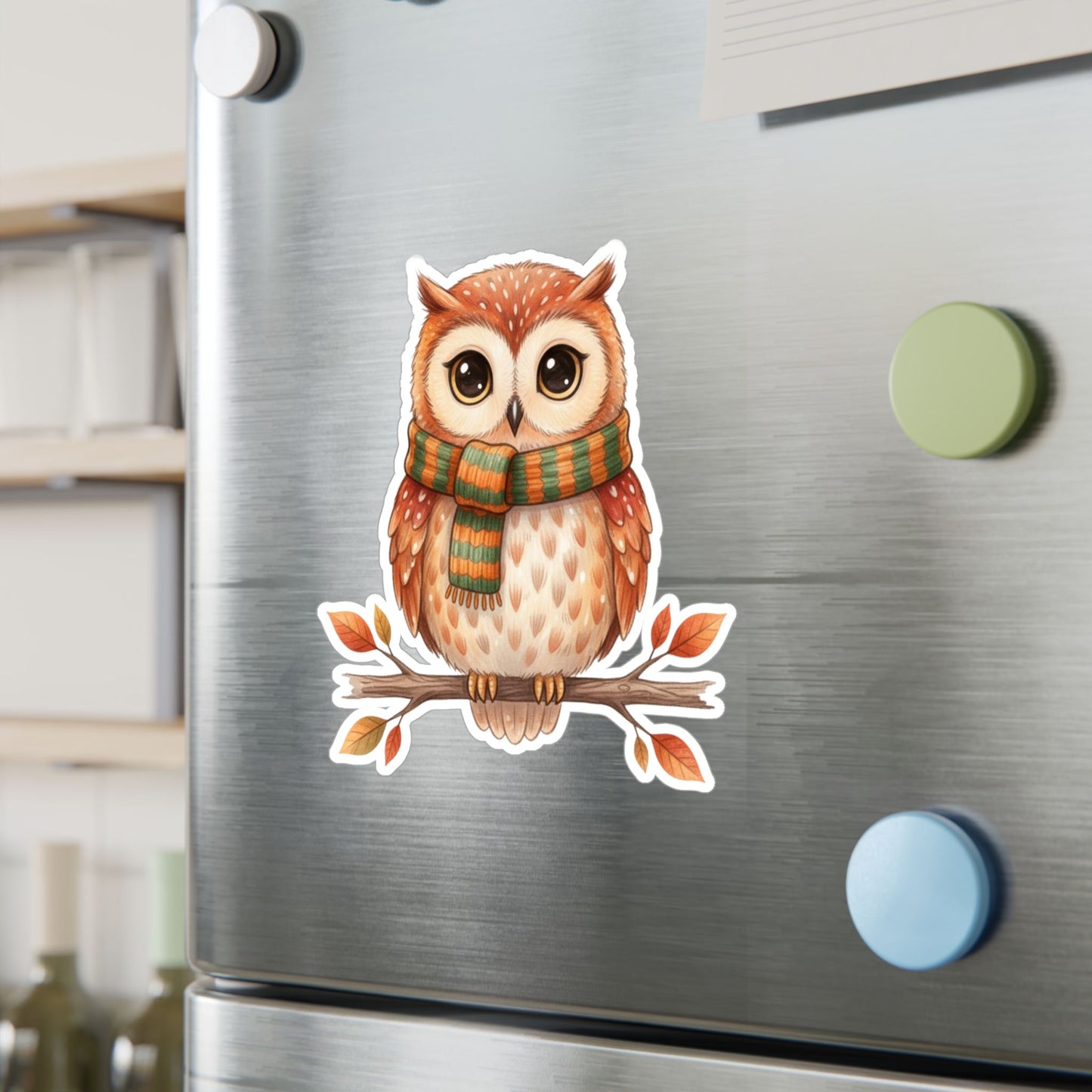 Autumn Owl - Waterproof Bird Decal