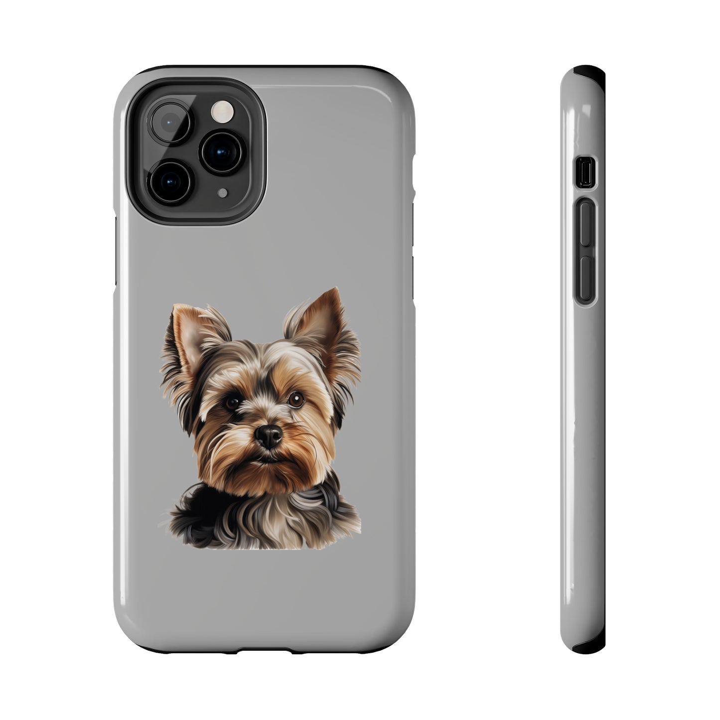 Yorkshire Terrier Tough Phone Case (Light Grey)