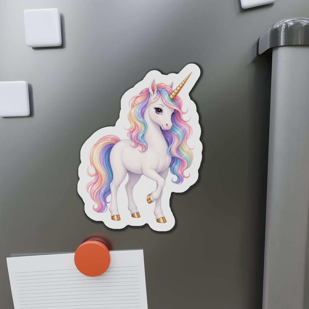 Unicorn Cartoon Magnet - Animal Lover Gift