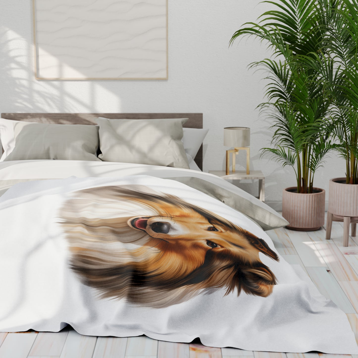 Rough Collie Arctic Fleece Blanket