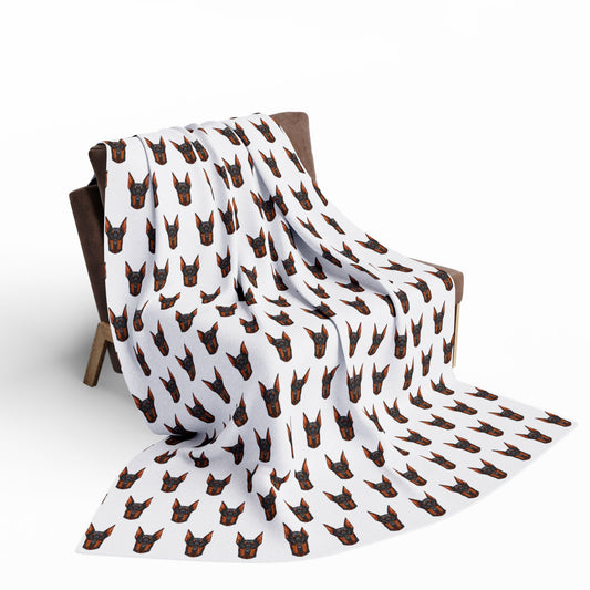 Doberman Pinscher Arctic Fleece Blanket - Dog Lover Gift