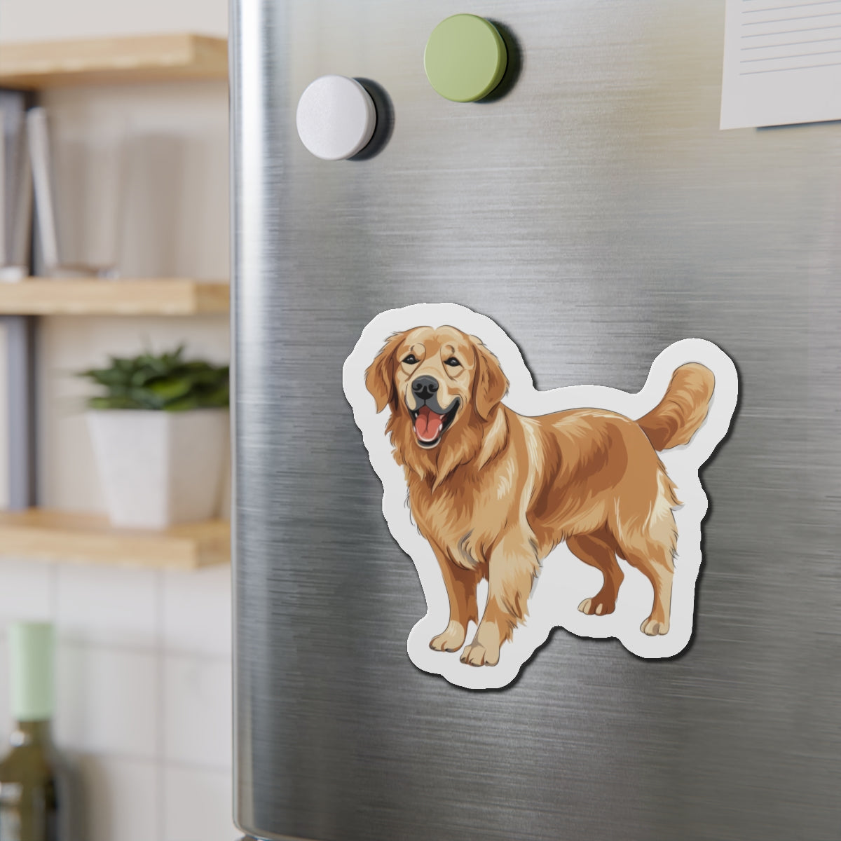 Golden Retriever Magnet - Die Cut Dog Magnet