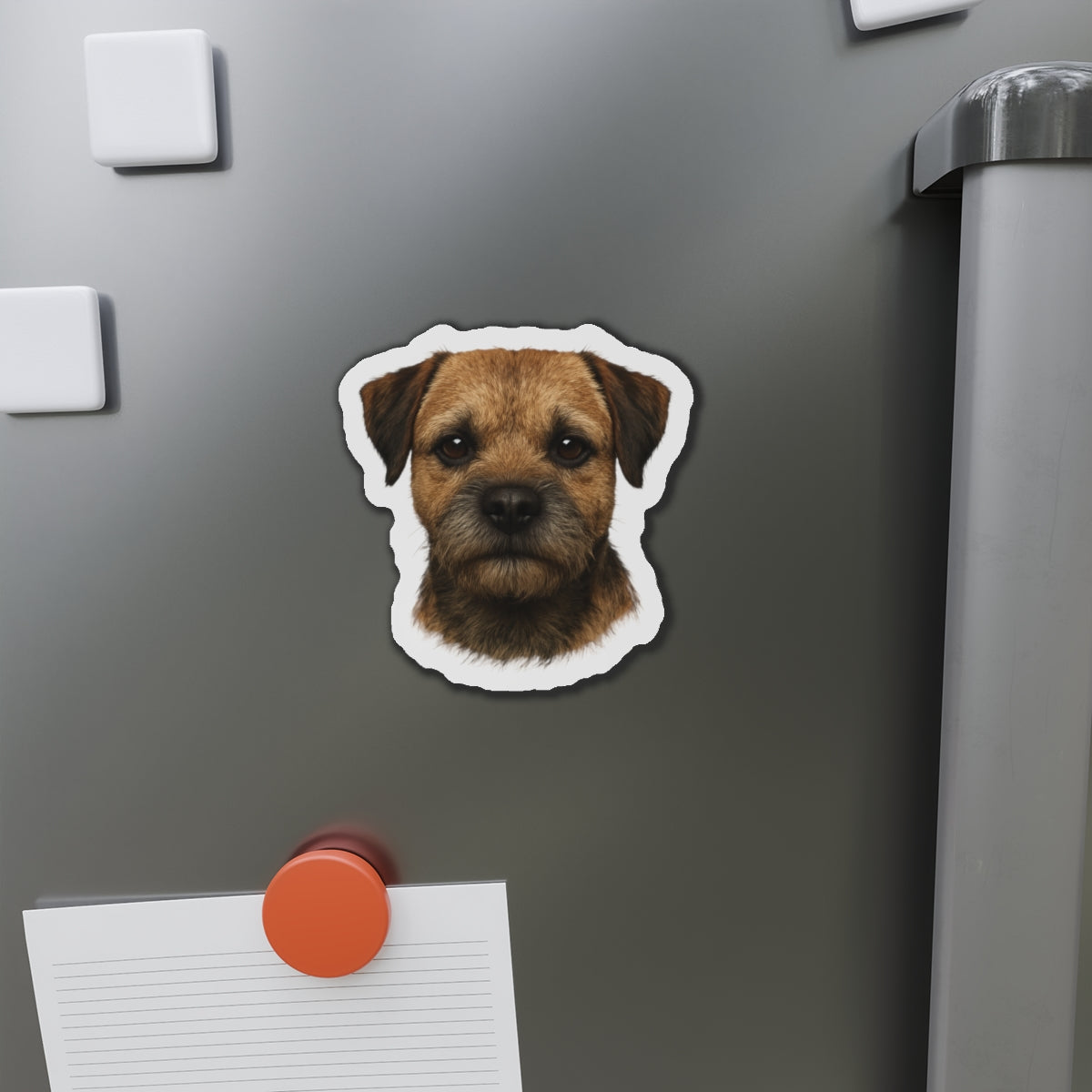 Border Terrier Die-Cut Magnet - Cute Dog Breed Refrigerator Magnet, Pet Lover Gift, Animal Decor, Fridge Decoration, Puppy Art Magnet