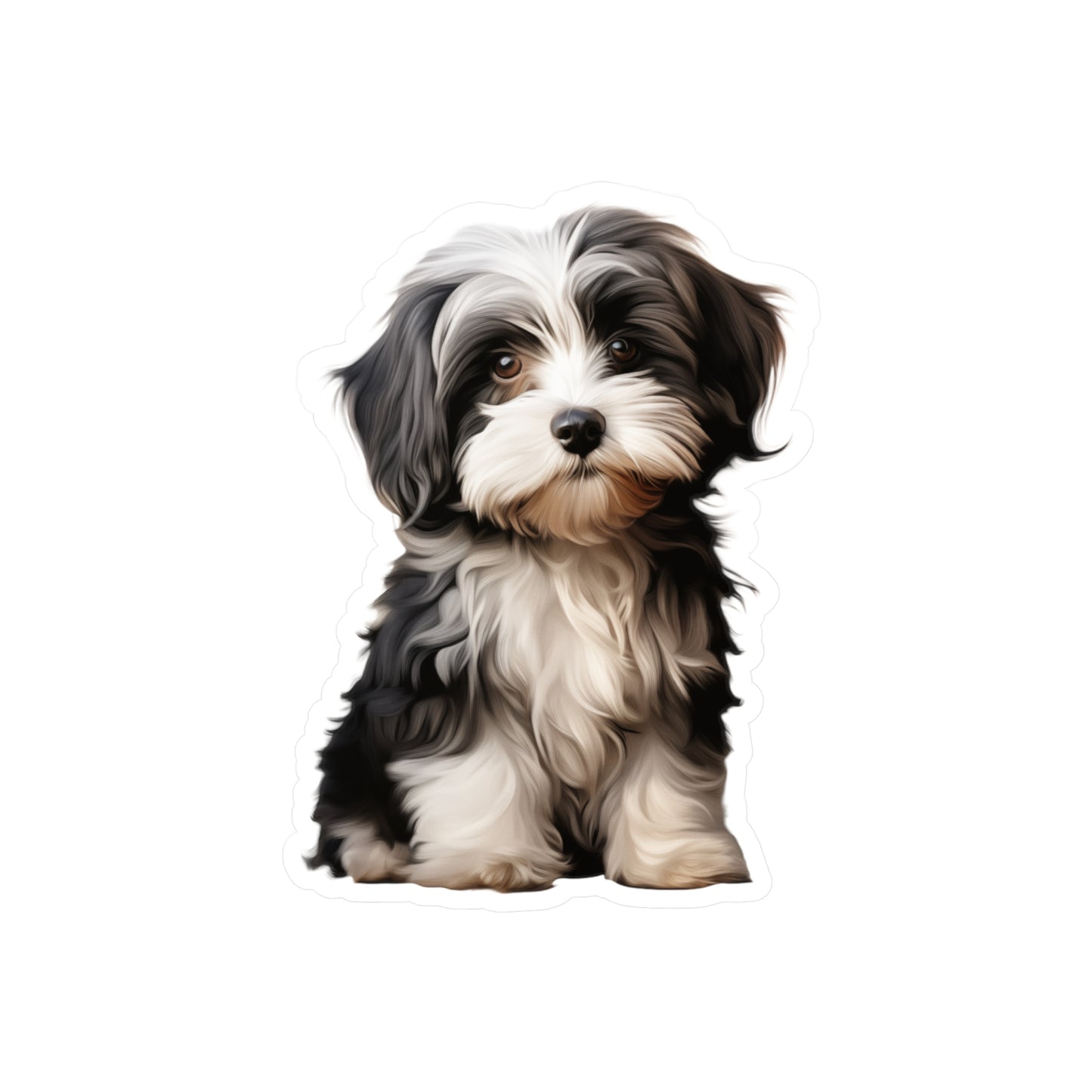 Havanese Sticker - Vinyl Dog Decals