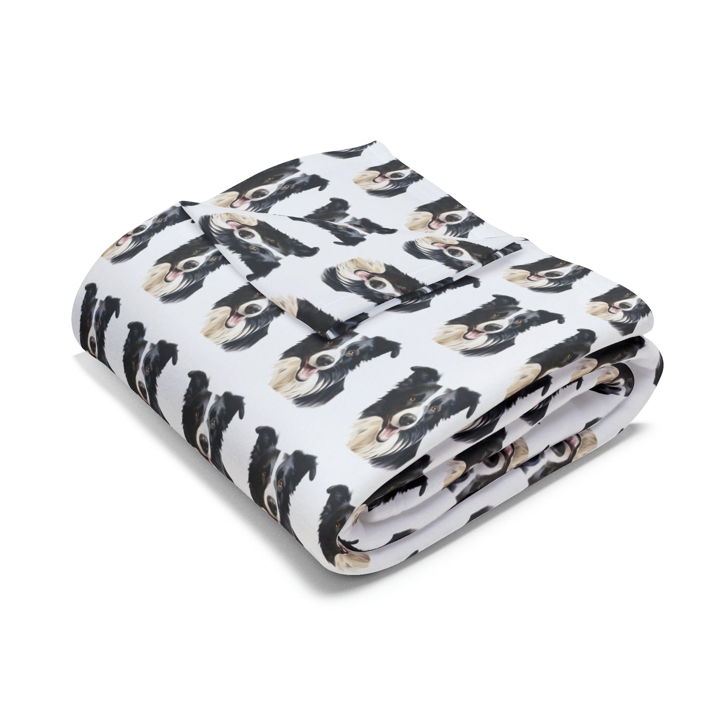 Border Collie Arctic Fleece Blanket