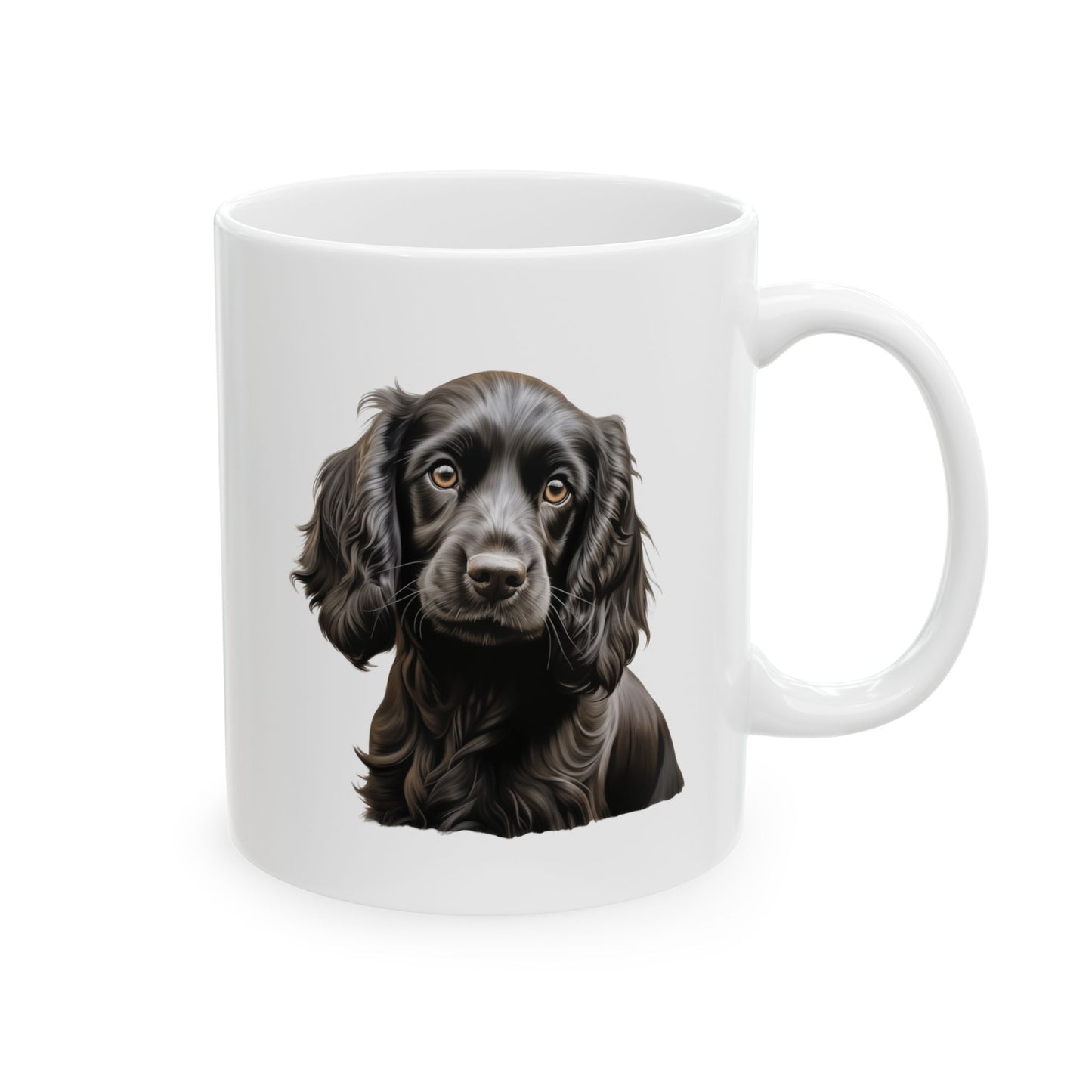 Black Cocker Spaniel Mug - 11 oz or 15 oz